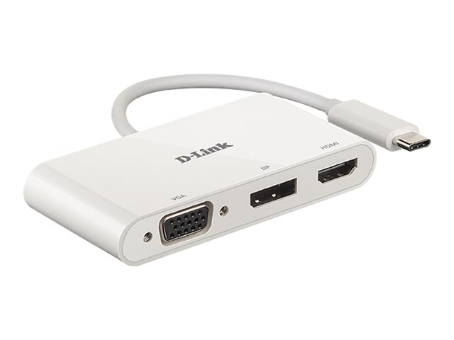 D-Link DUB-V310  3-in-1 USB-C Video Adapter VGA/HDMI/DP retail