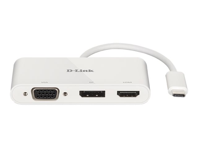 D-Link DUB-V310  3-in-1 USB-C Video Adapter VGA/HDMI/DP retail