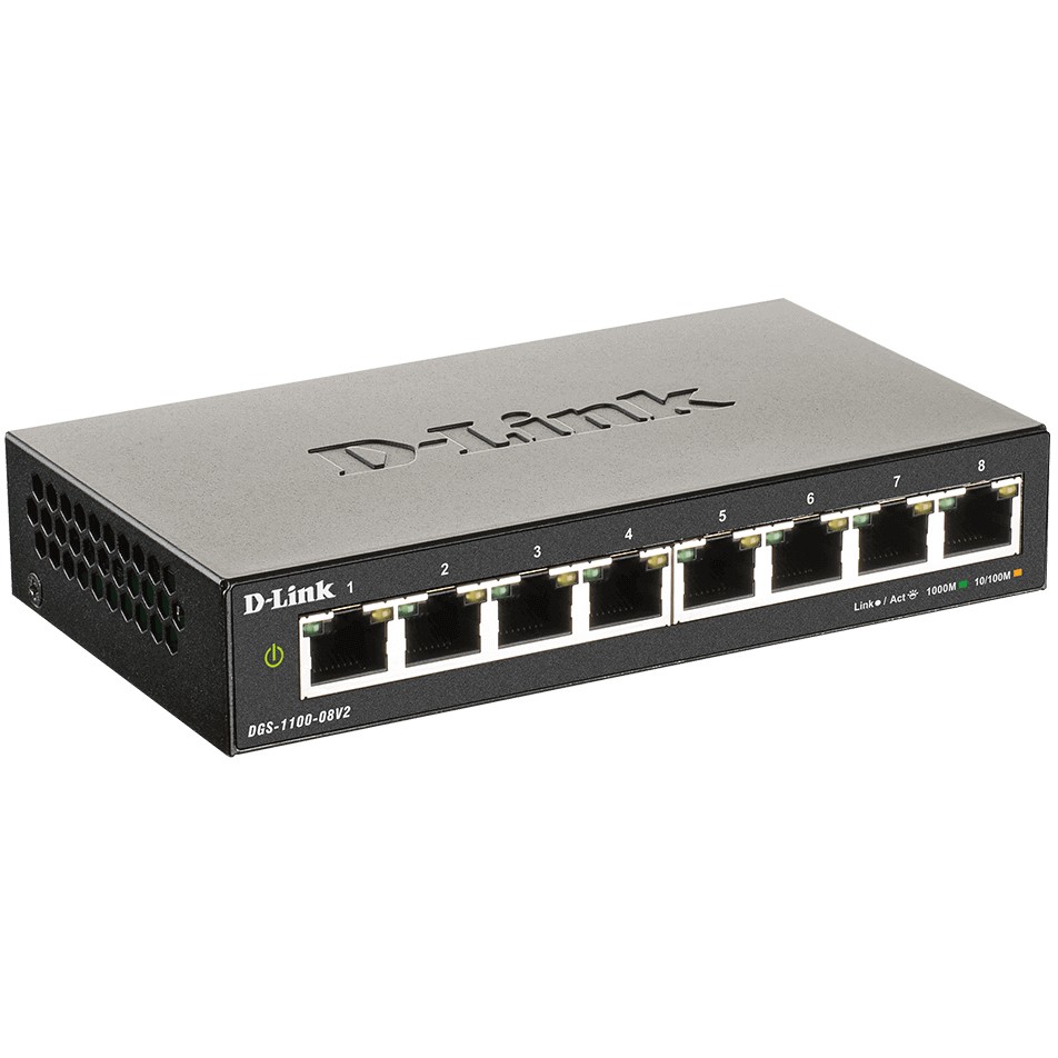D-LINK DGS-1100-08V2/E Gigabit Smart Managed Switch