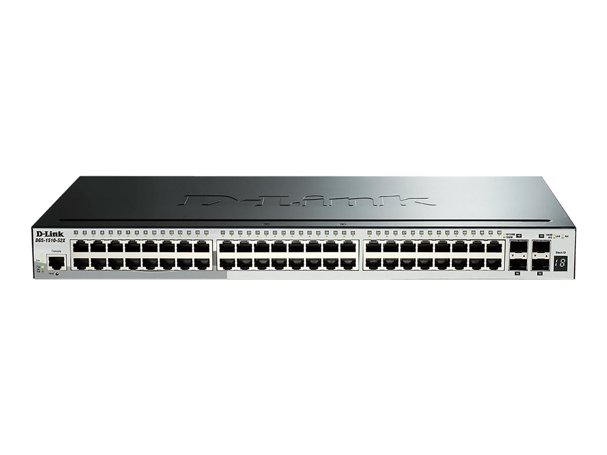 D-Link DGS-1510-52X Gigabit Switch 52-Port Smart Managed Stack