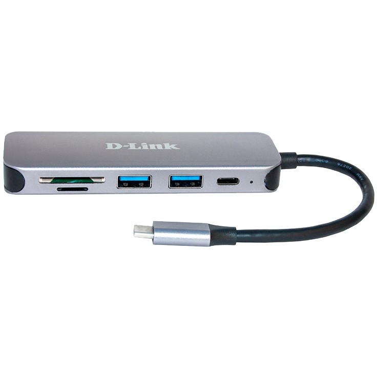 D-Link DUB-2325 laptop-dockingstation & portreplikator USB Typ-C Grau