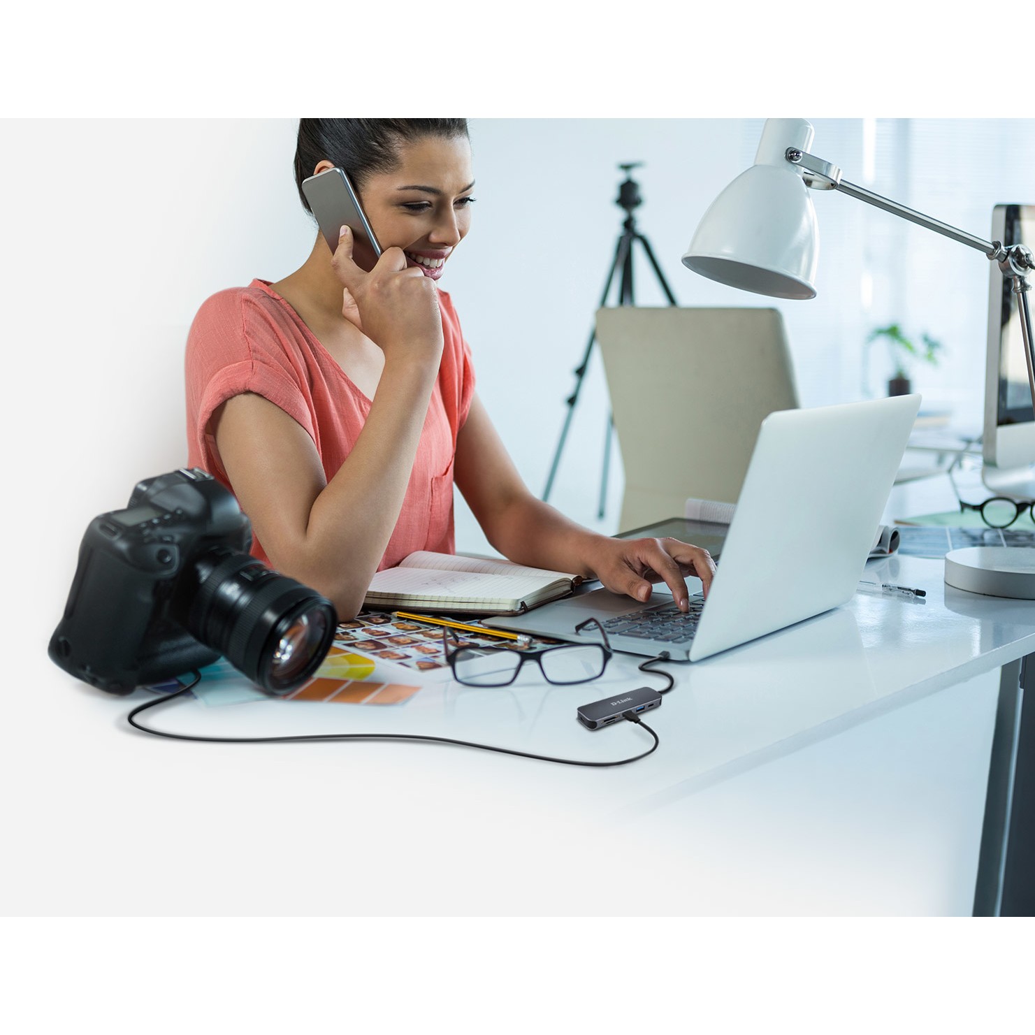 D-Link DUB-2325 laptop-dockingstation & portreplikator USB Typ-C Grau