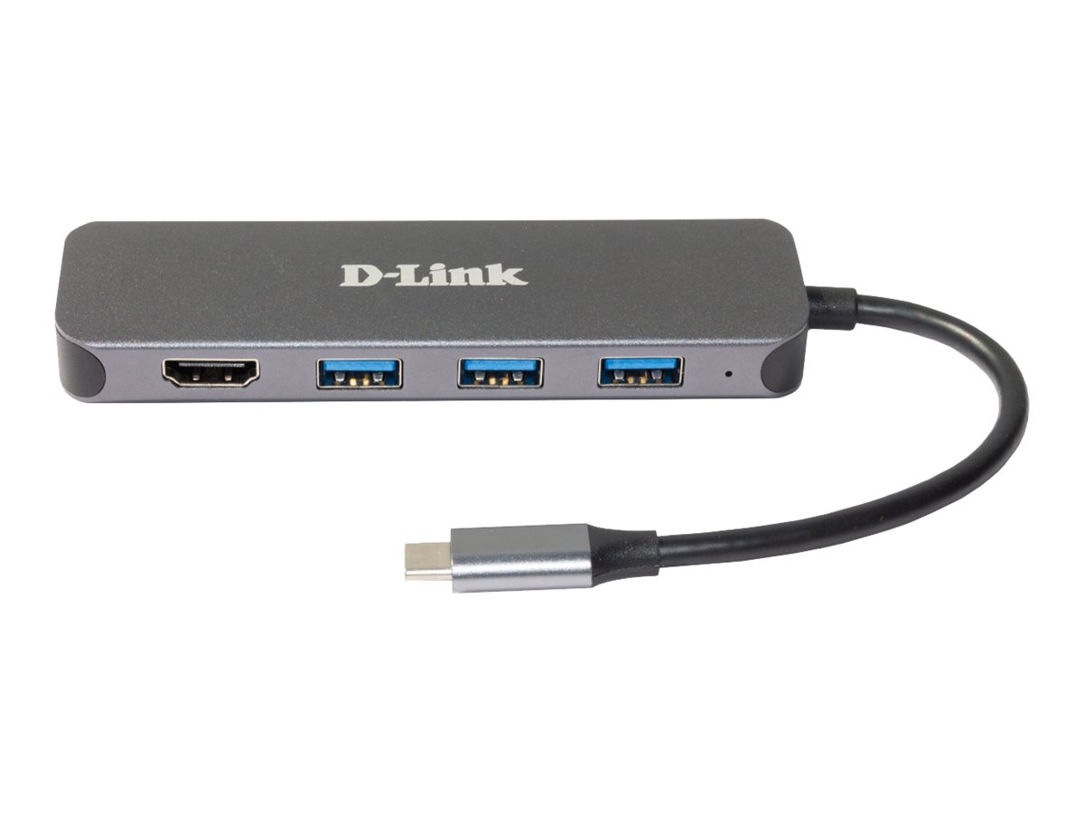 D-Link DUB-2333  5-in-1 USB-C Hub mit HDMI/USB-PD retail