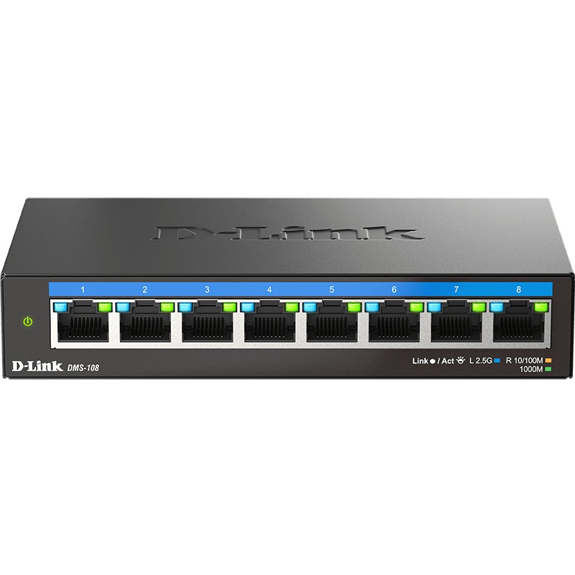 Switch Desk. D-Link DMS-108                       8*2.5GE retail