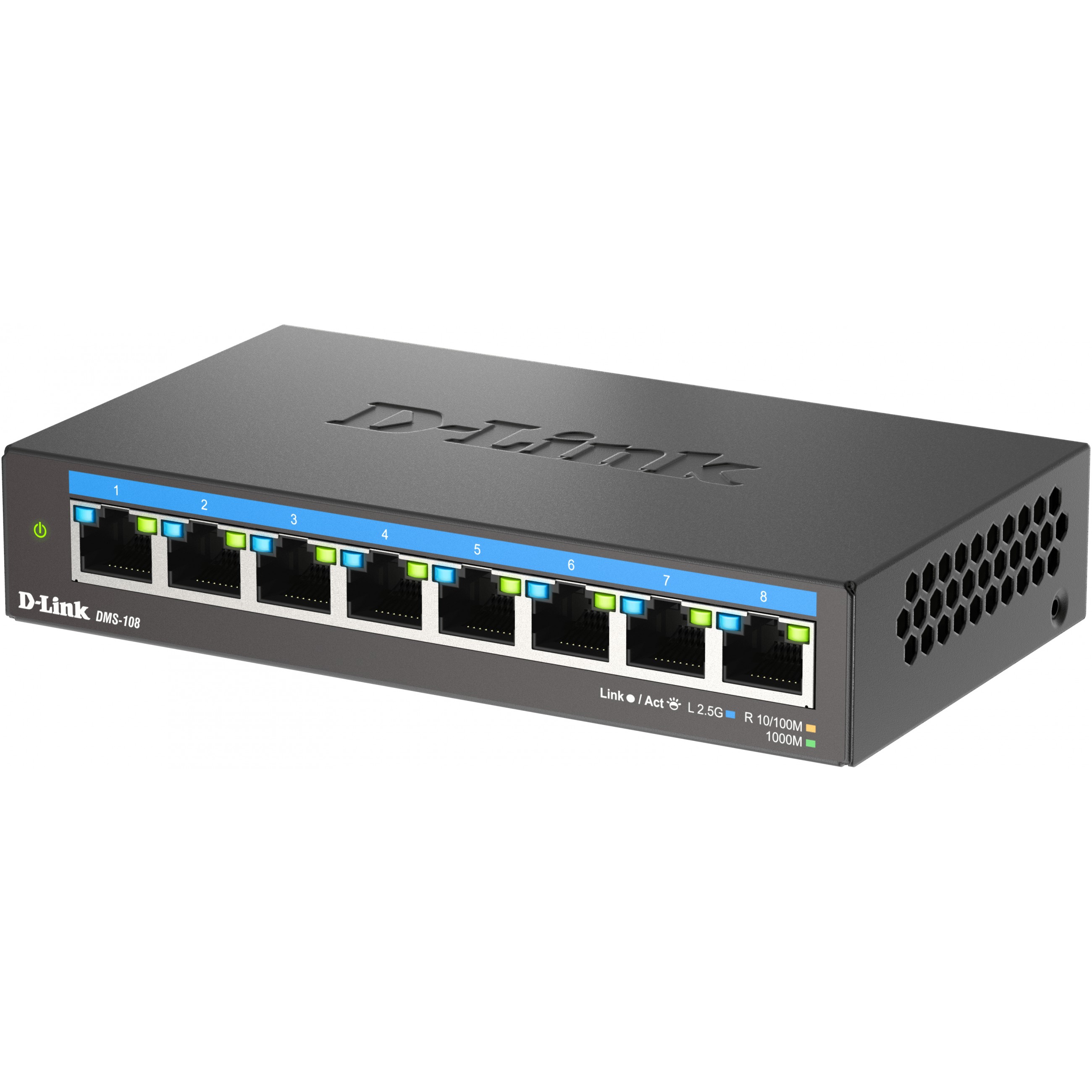 Switch Desk. D-Link DMS-108                       8*2.5GE retail