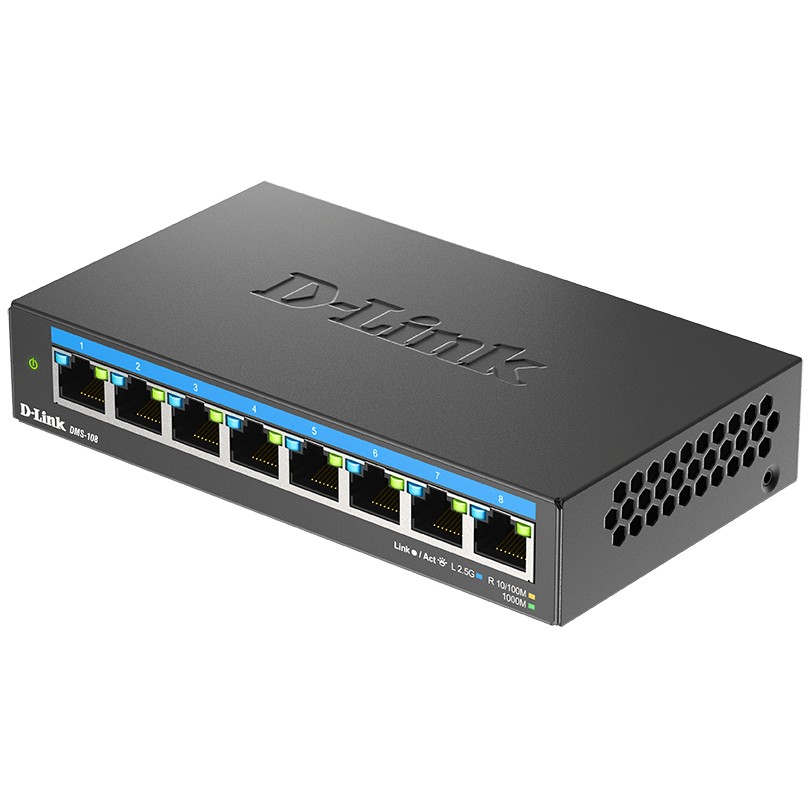 Switch Desk. D-Link DMS-108                       8*2.5GE retail