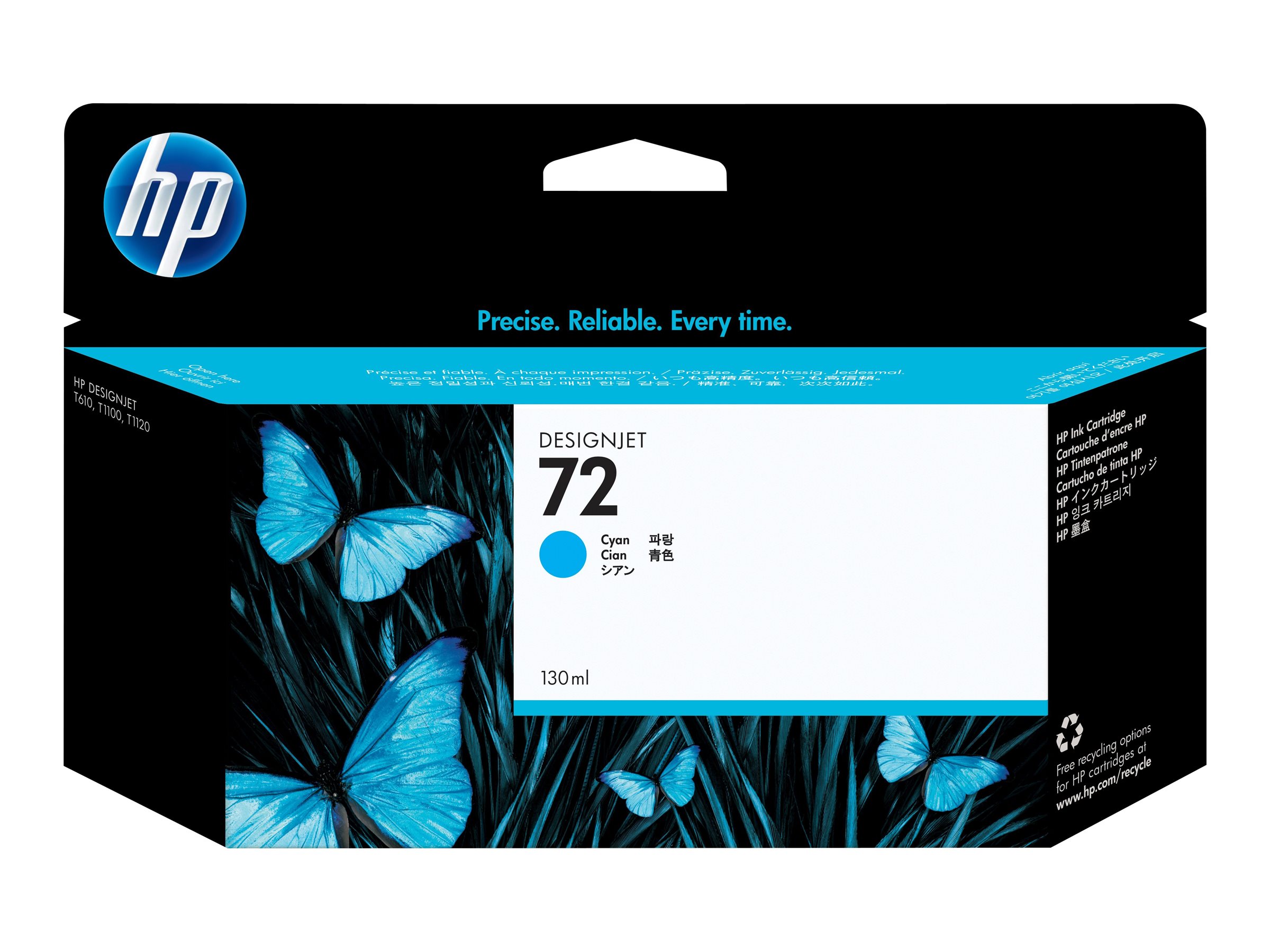 HP 72 Tinte cyan Vivera 130ml