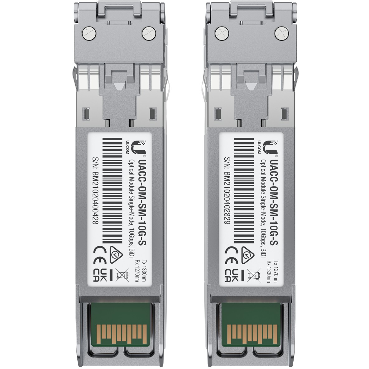 Ubiquiti SFP+ Optical Module 10 Gbps Bidi Single-Mode 2-pack