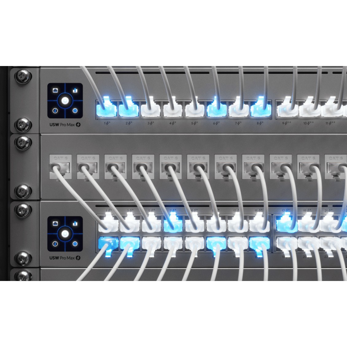 Ubiquiti UniFi Etherlighting Patch Cable 0.15m weiss 24-Pack