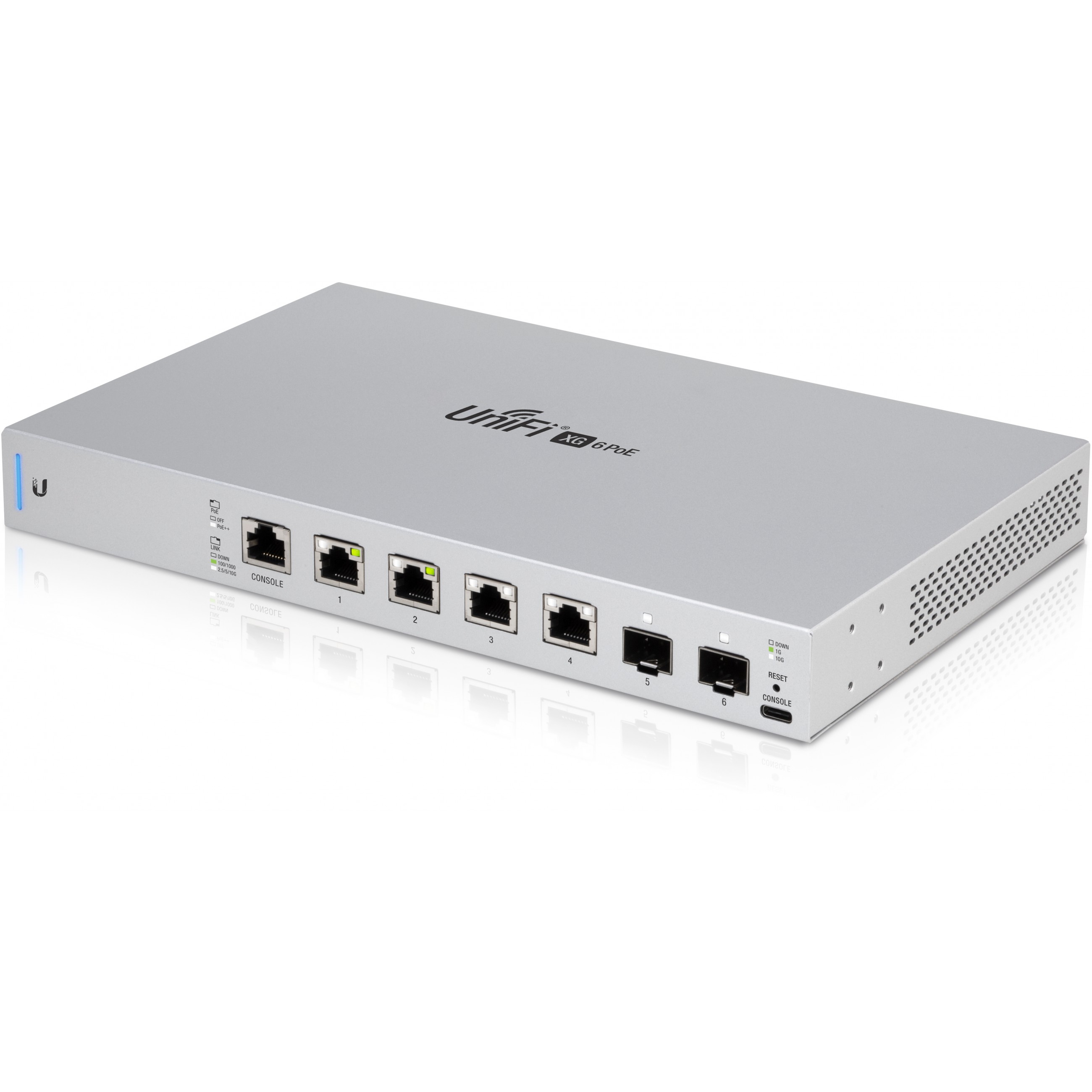 Ubiquiti UniFi Switch 6-Port 802.3bt 10Gbit/s. 170W PoE
