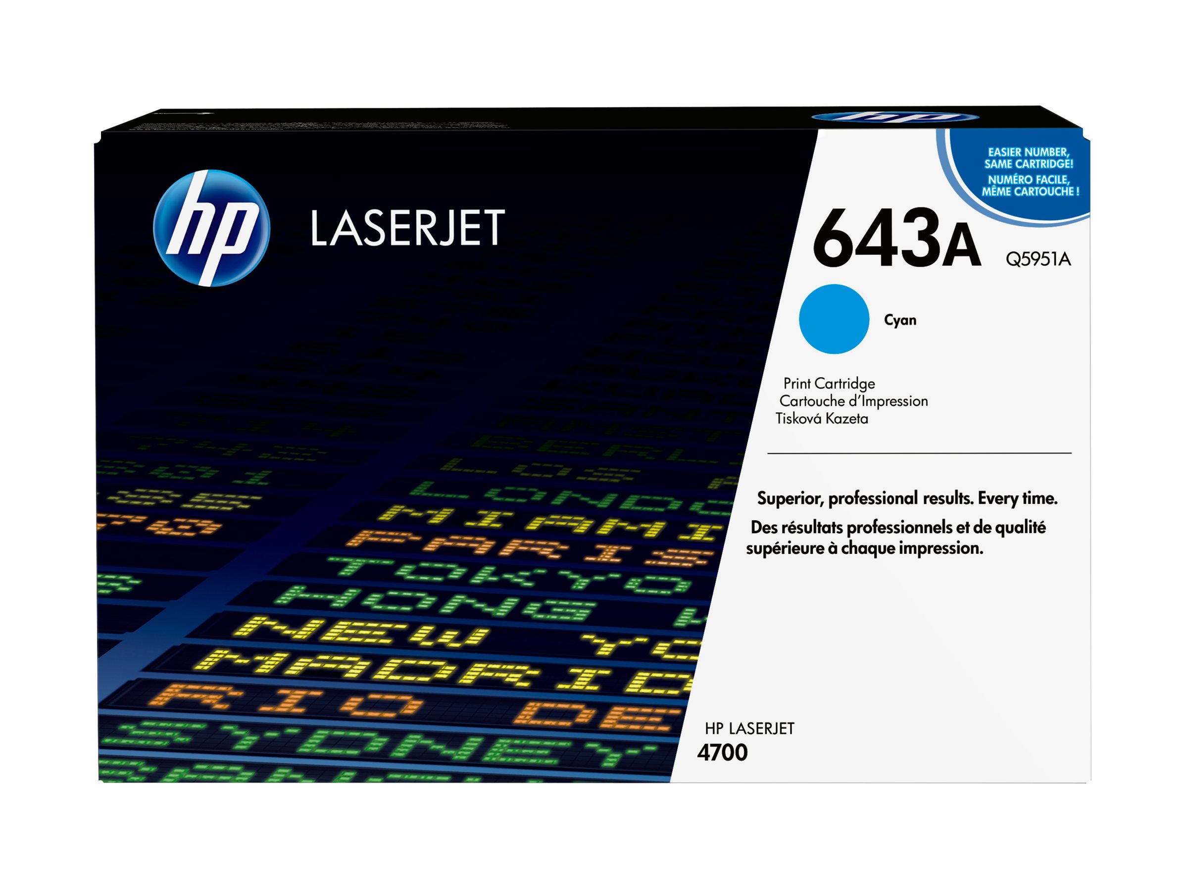 HP Toner cyan HV Color Laserjet 4700