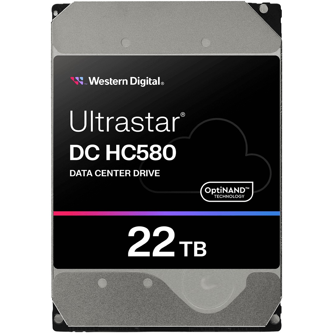 WDC  8.9cm (3.5)  22TB SAS 12G WUH722222ALE6L4 7200  512M intern