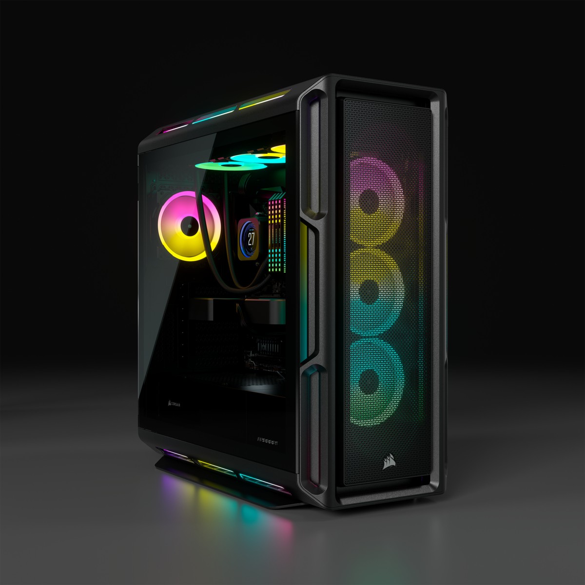CORSAIR Geh iCUE 5000T RGB (Tempered Glass) Black
