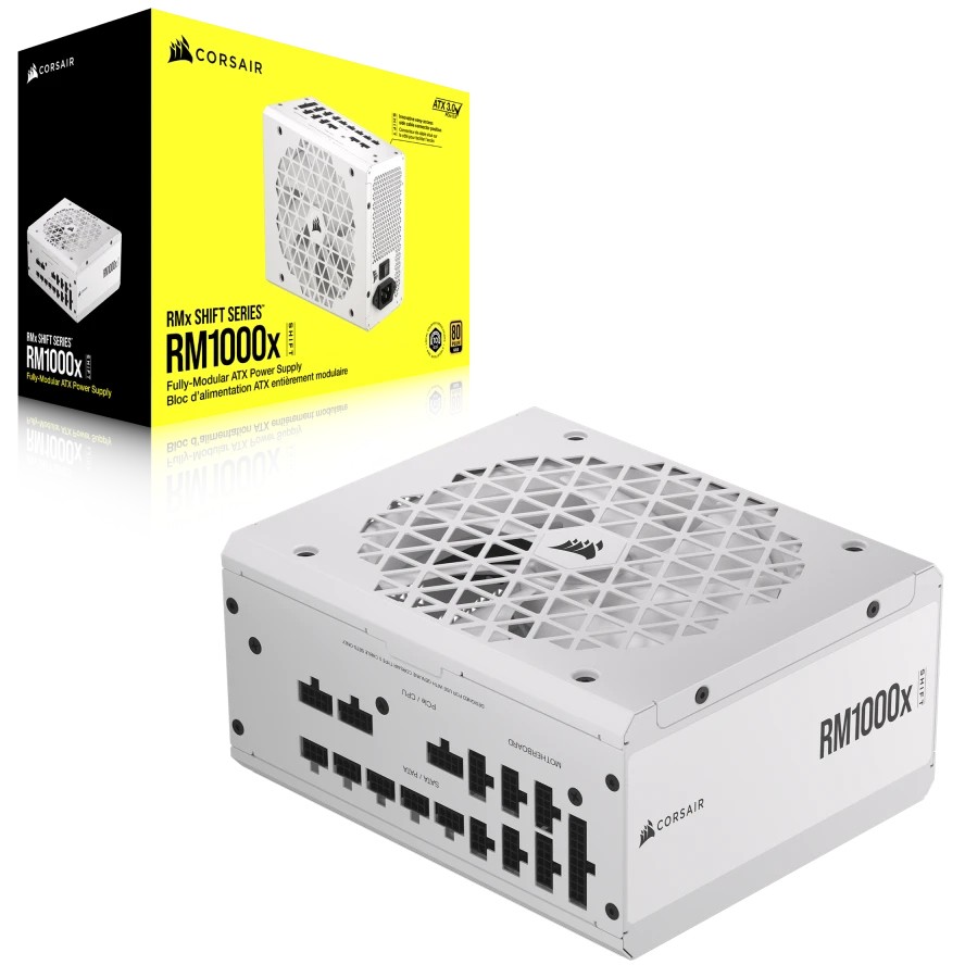 CORSAIR Netzteil 1000W RM1000x Shift White Modular 80+Gold