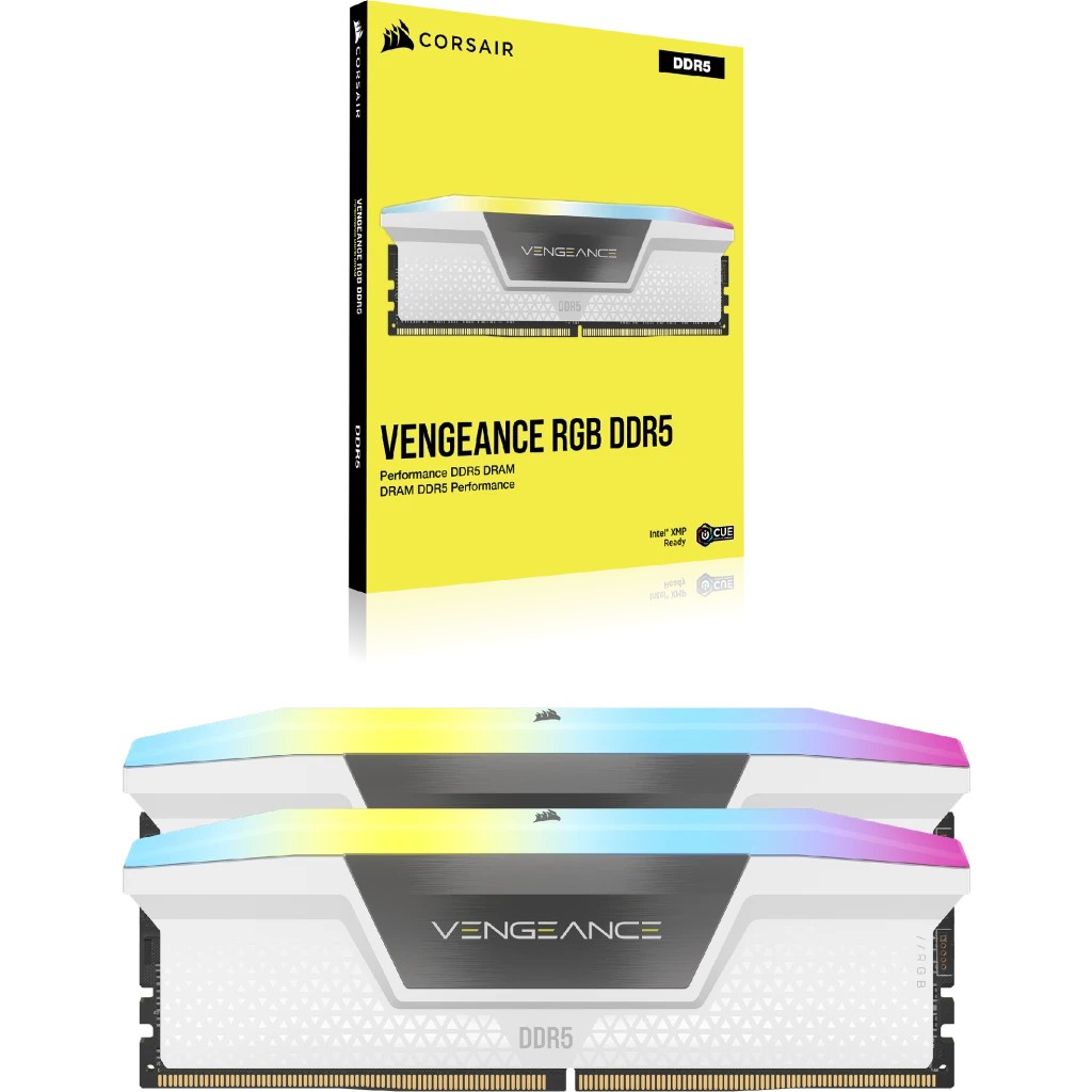 DDR5  64GB PC 6000 CL30 CORSAIR KIT (2x32GB) VENGEANCE RGB W retail