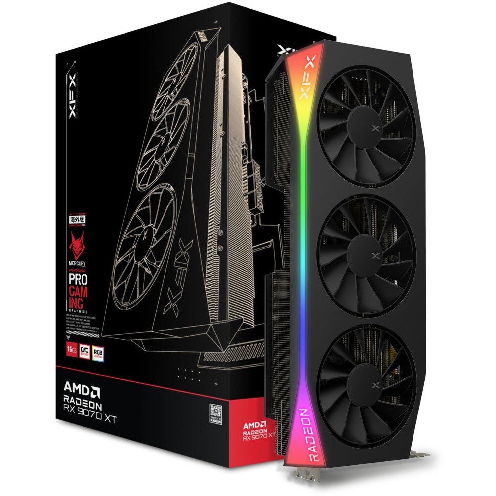 XFX Mercury Radeon RX 9070 XT OC Gaming Edition