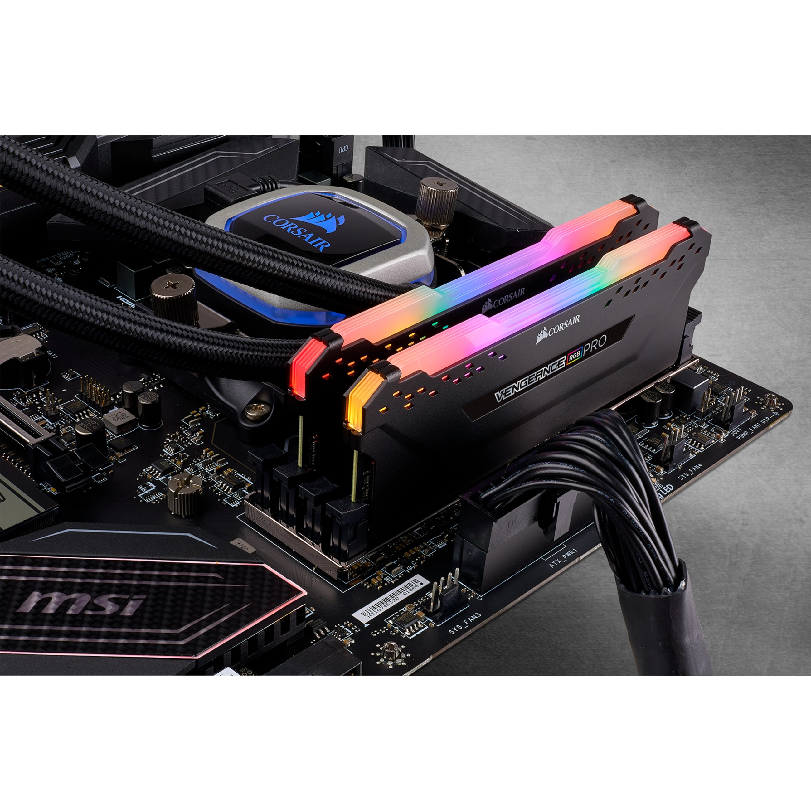 DDR4  16GB PC 3200 CL16 CORSAIR KIT (2x8GB)  VENGEANCE RGB B