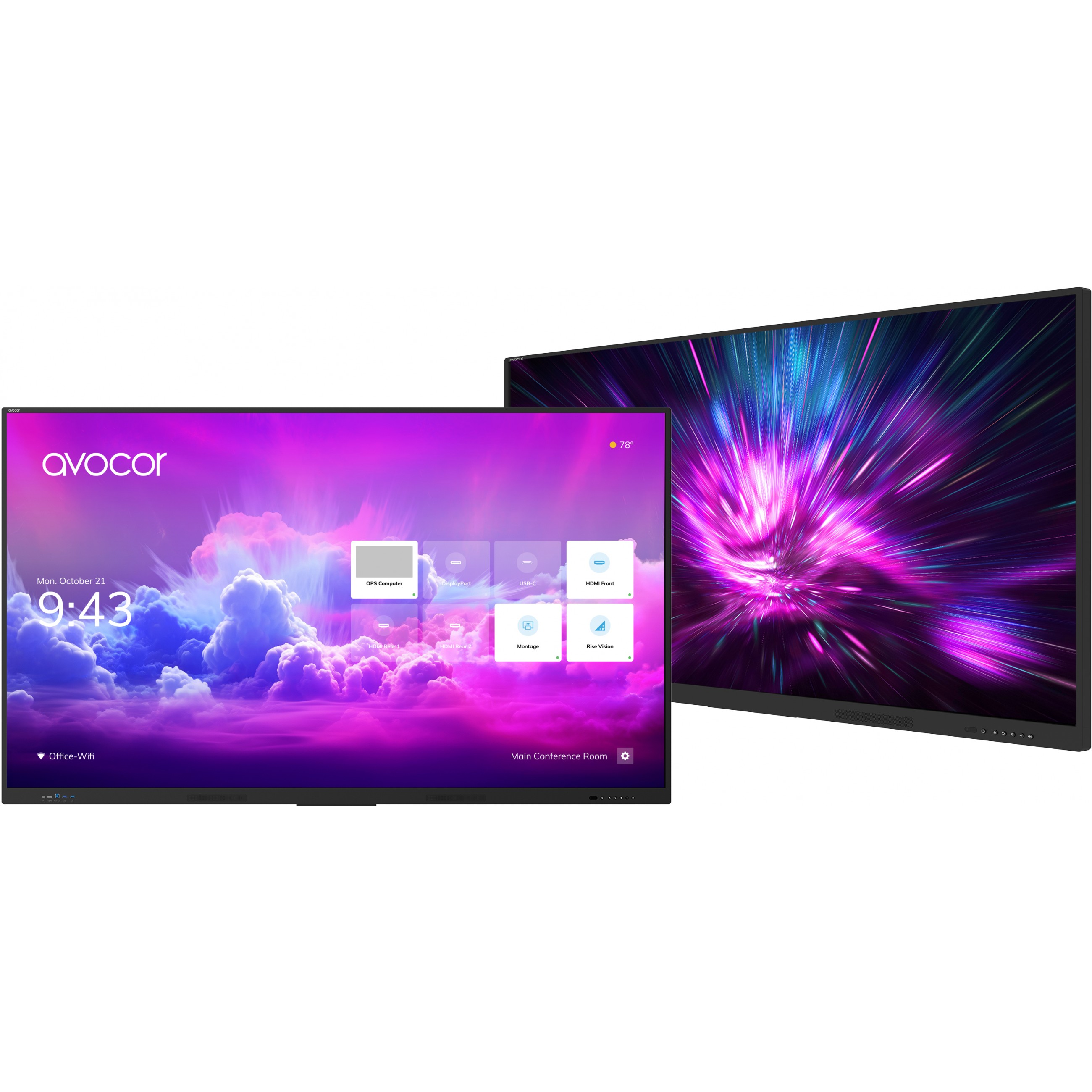 Avocor Digital Signage interactive whiteboard