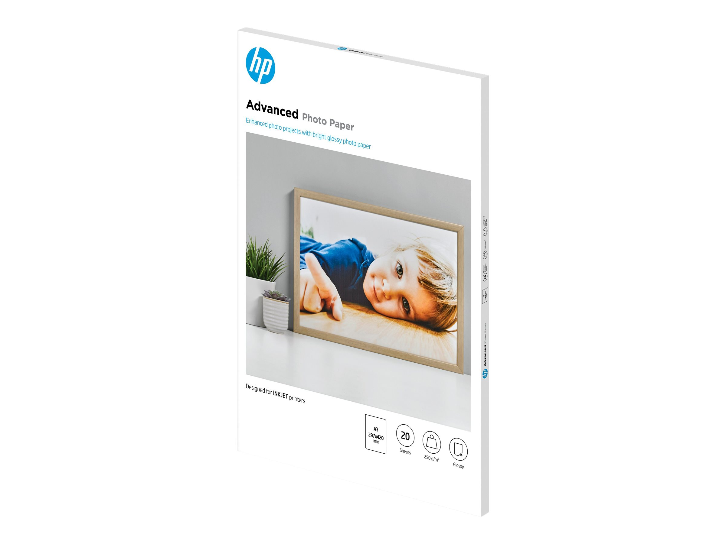 HP Advanced Fotopapier glaenzend A3
