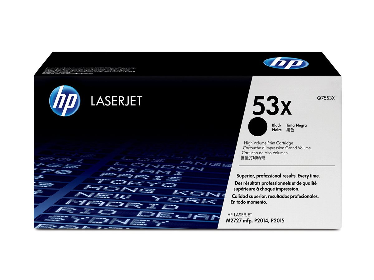 HP Toner Q7553X schwarz 7000 Seiten HV