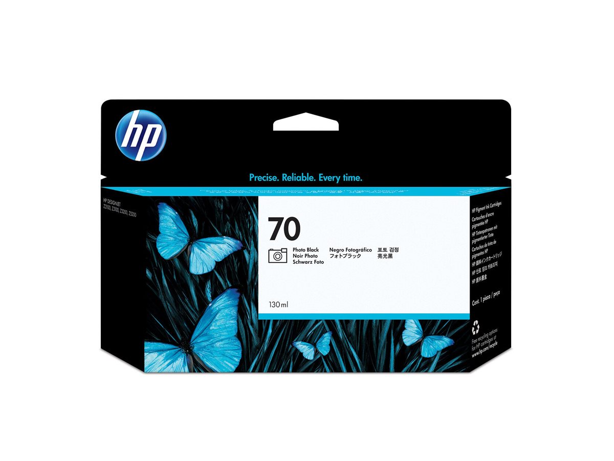 HP 70 Tinte Foto schwarz 130 ml Vivera