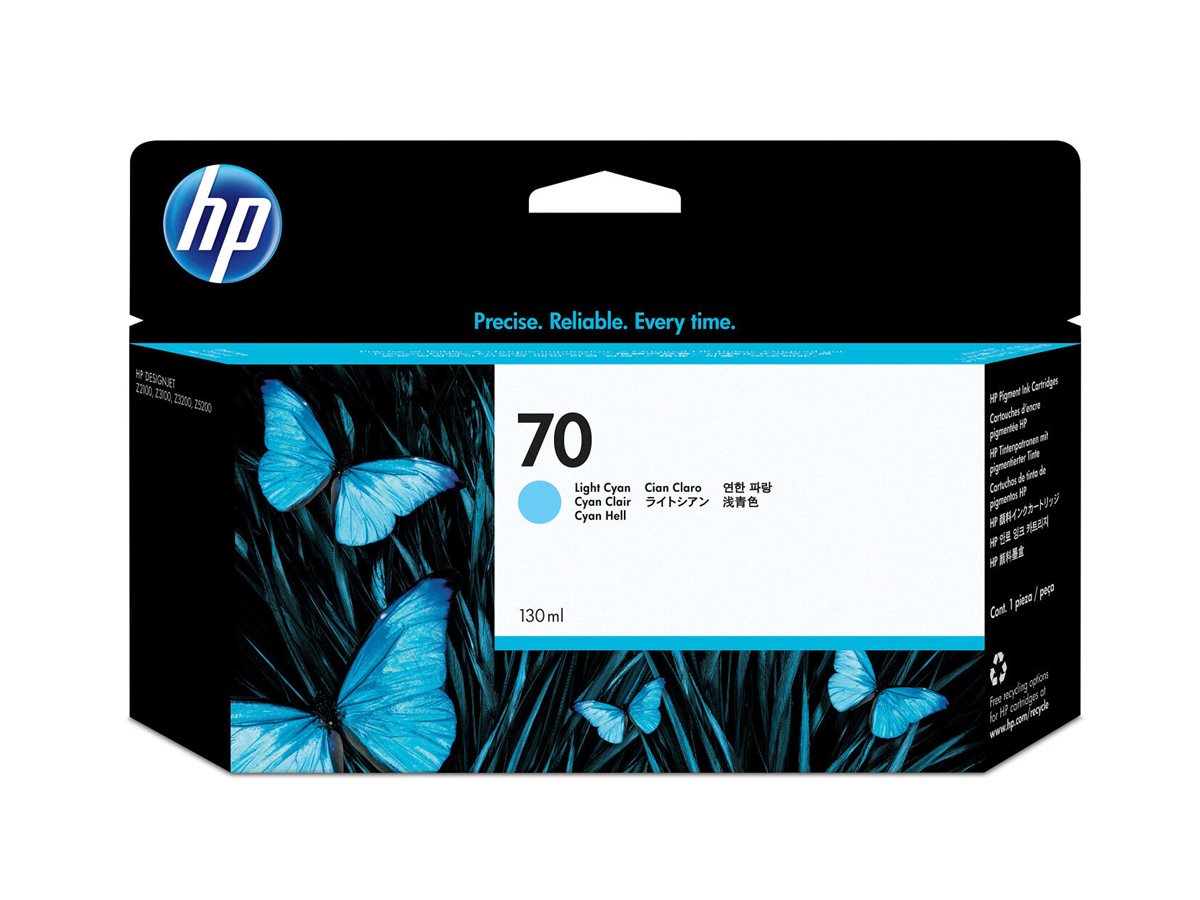 HP 70 Tinte cyan light Vivera 130 ml