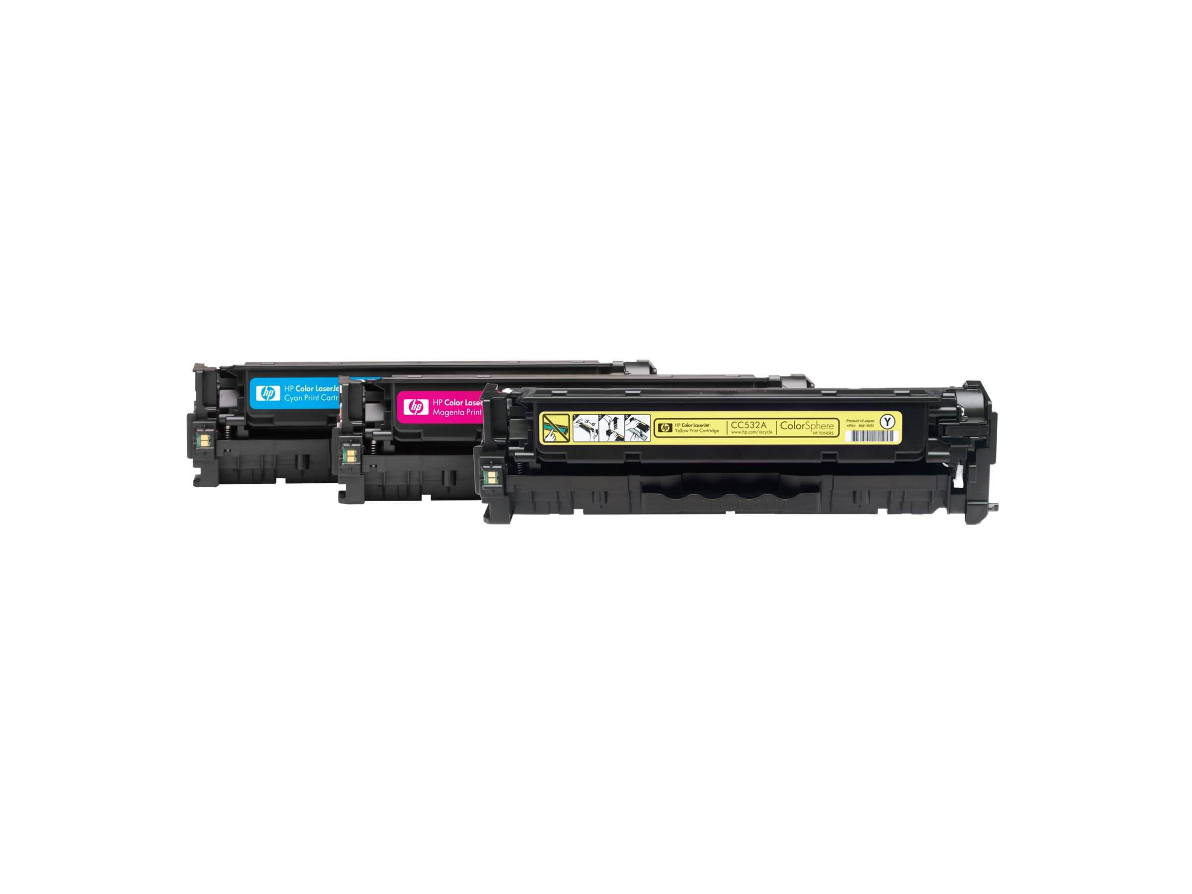 HP Toner CC531A cyan HV ColorSphere