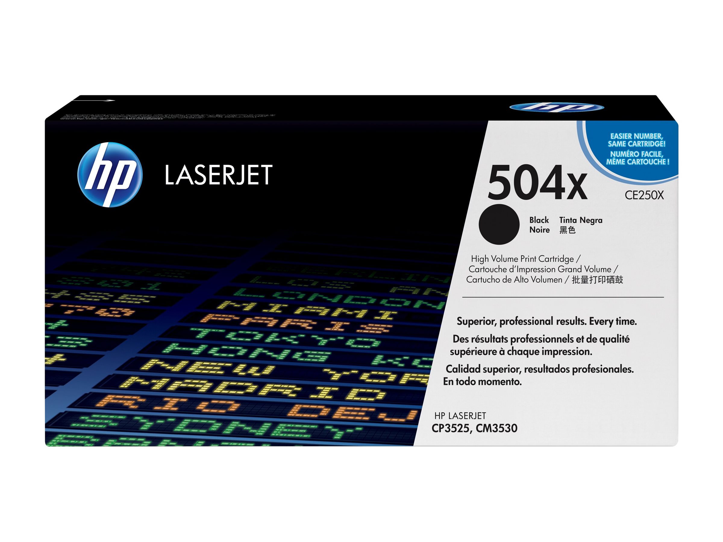HP Toner CE250X schwarz ColorSphere HV