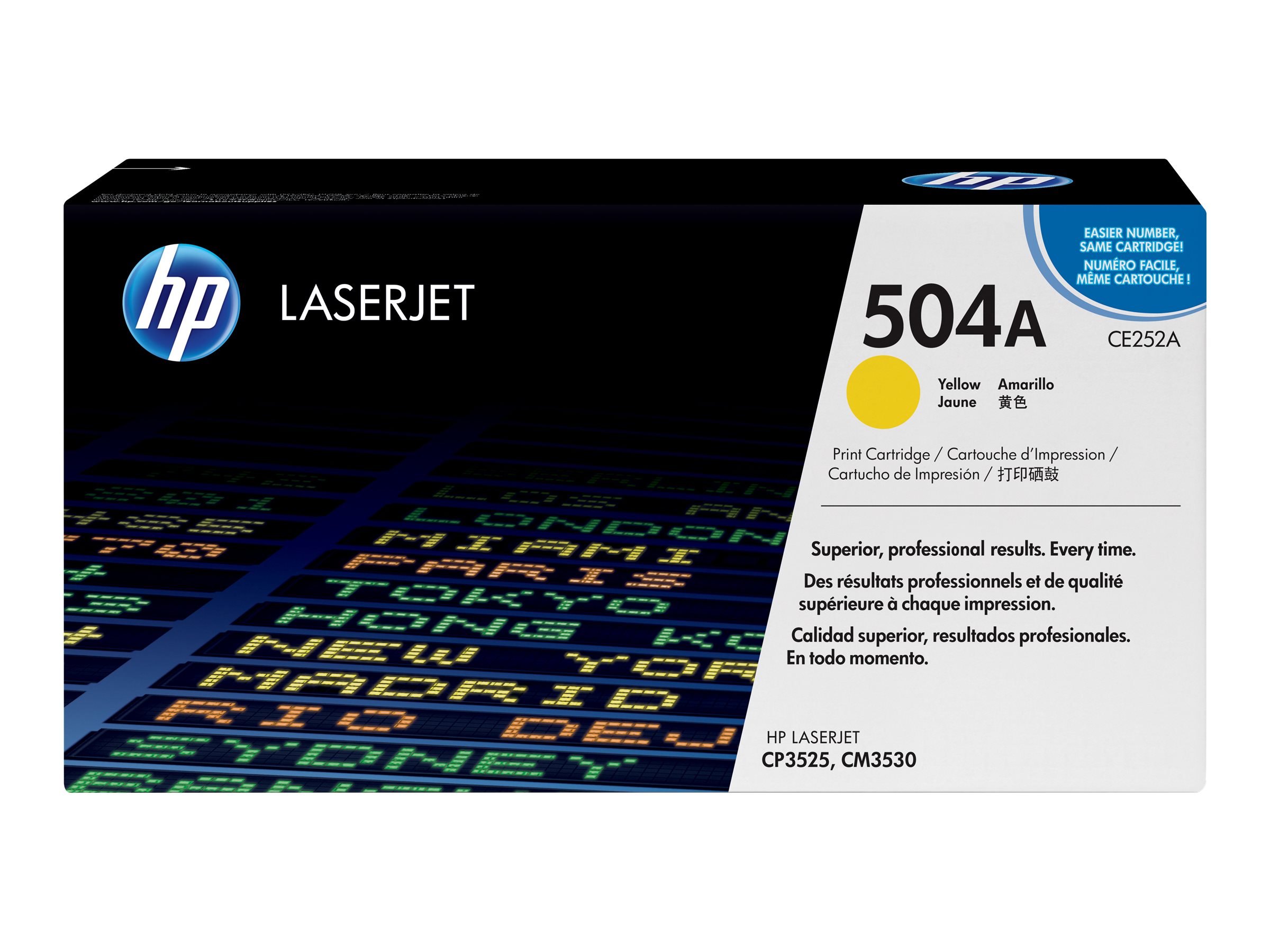 HP Toner CE252A gelb ColorSphere HV