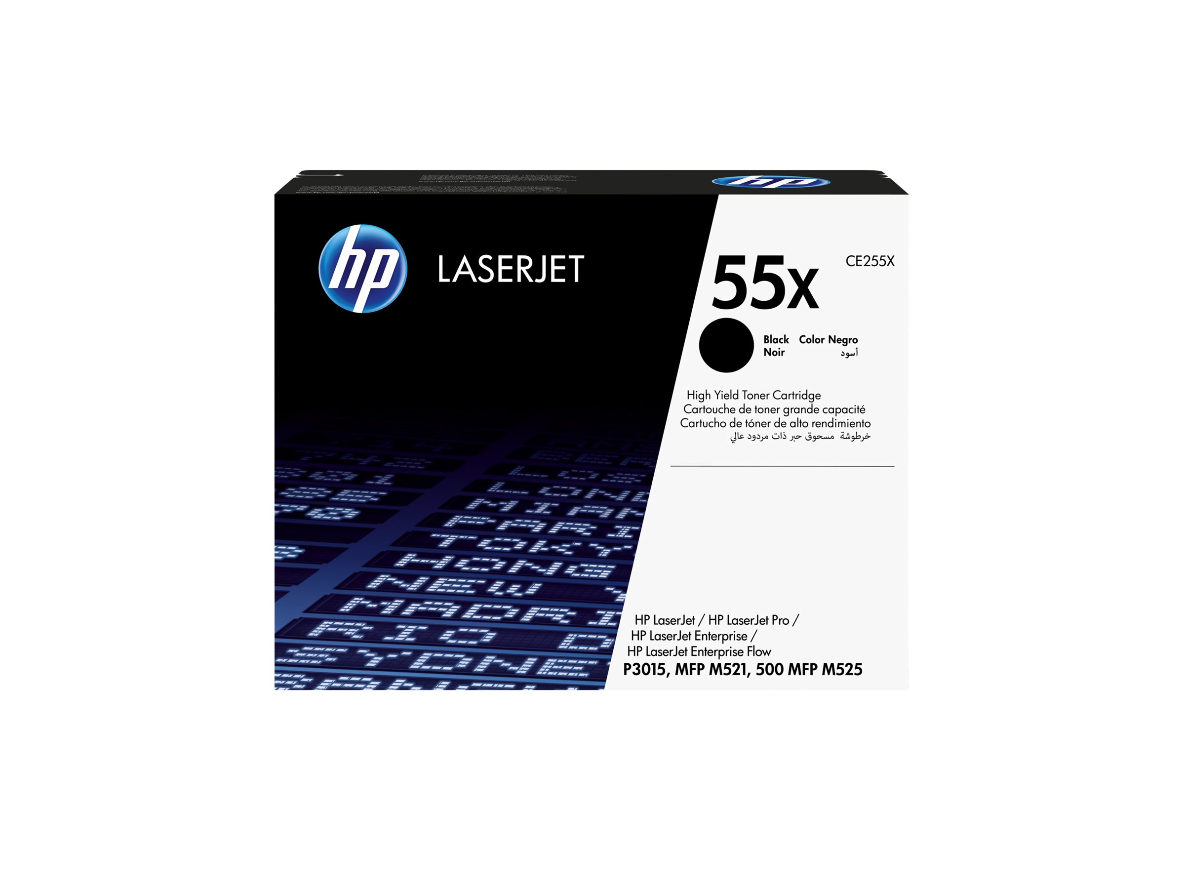 HP 55X       Schwarz     LaserJet    Tonerpatrone