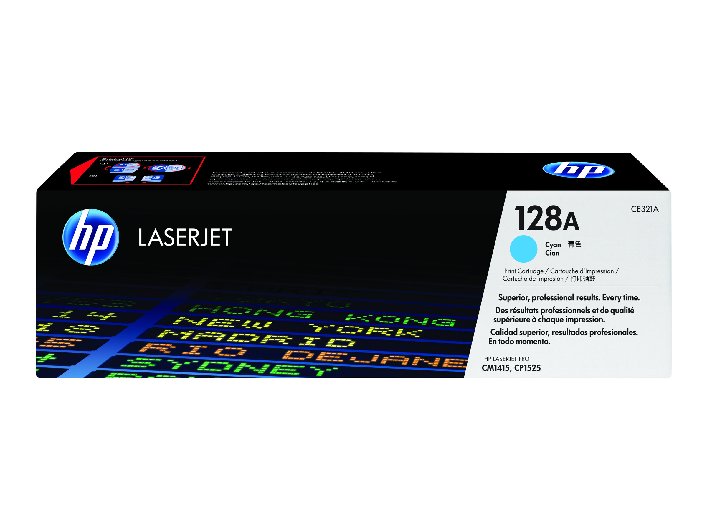 HP 128A Cyan Original LaserJet Tonerkartusche
