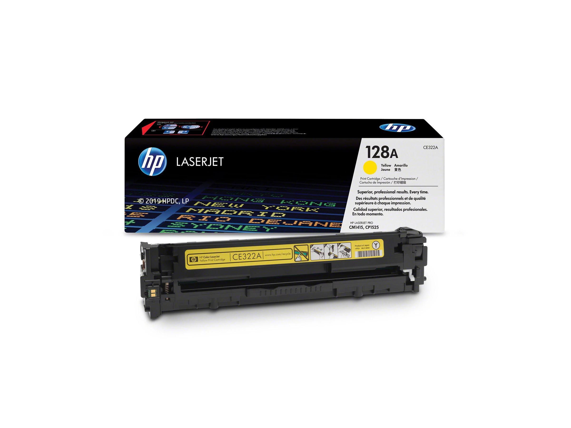 HP 128A      Gelb        LaserJet    Tonerpatrone