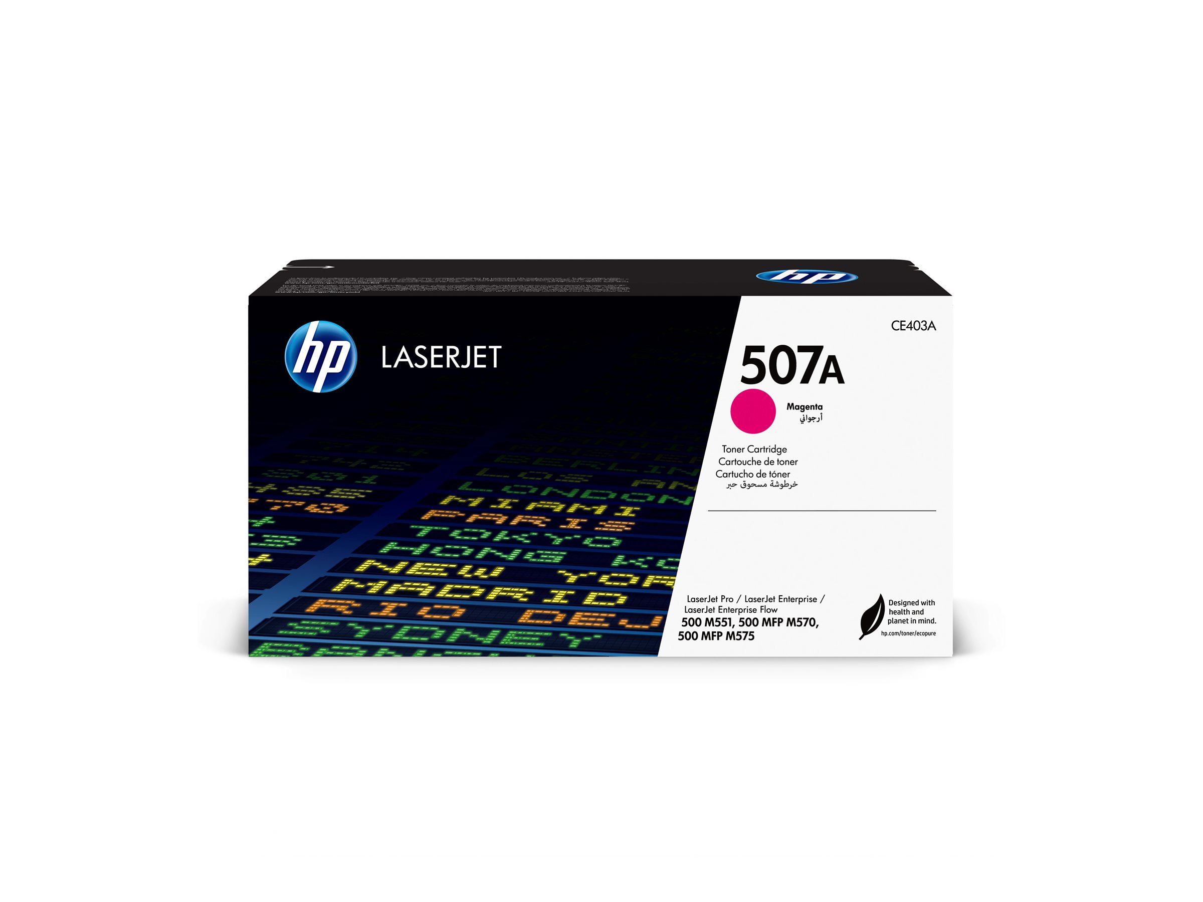 HP 507A      Magenta     LaserJet    Tonerpatrone