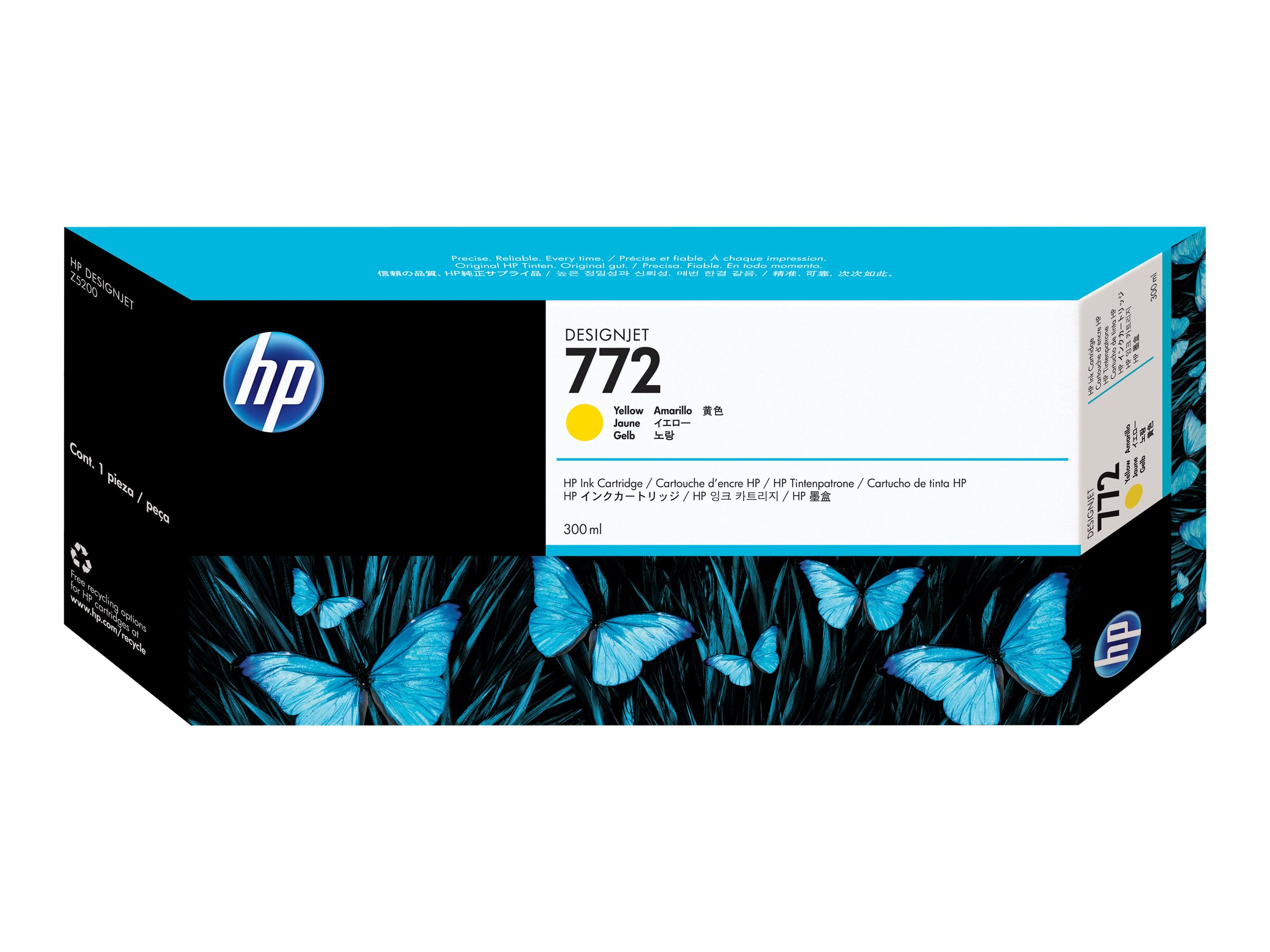 HP 772 Tinte 300ml gelb