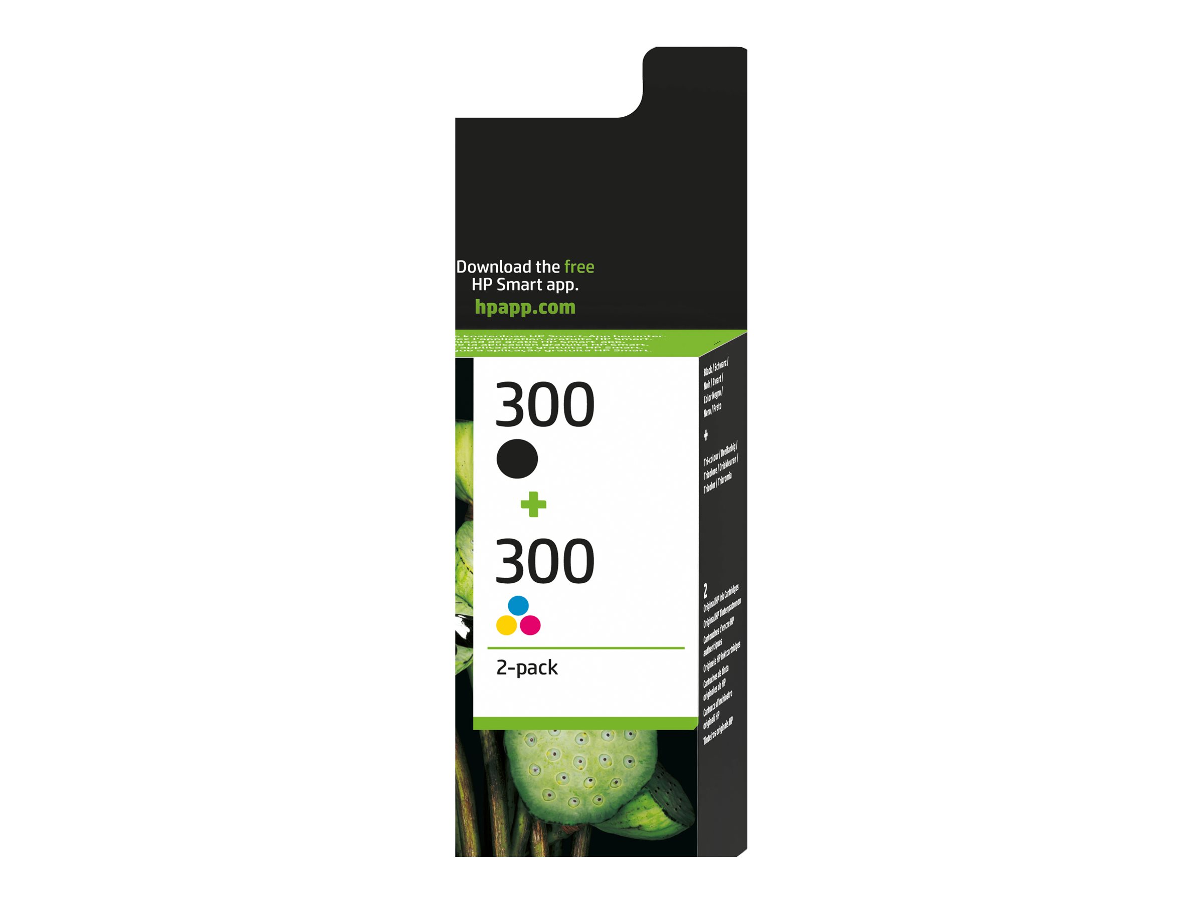 HP 300 2er-Pack Schwarz/Cyan/Magenta/Gelb Original Druckerpatronen