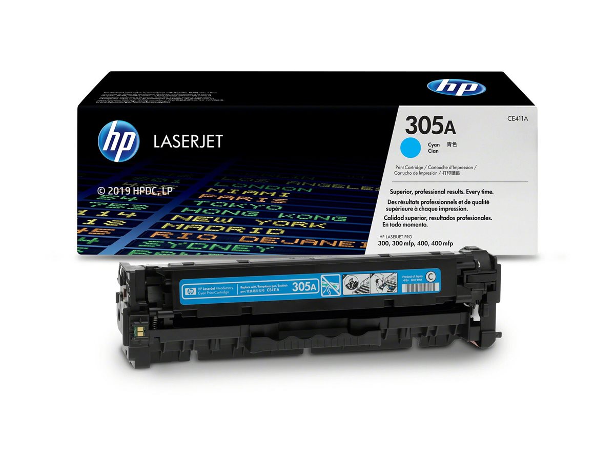 HP 305A      Cyan        LaserJet    Tonerpatrone