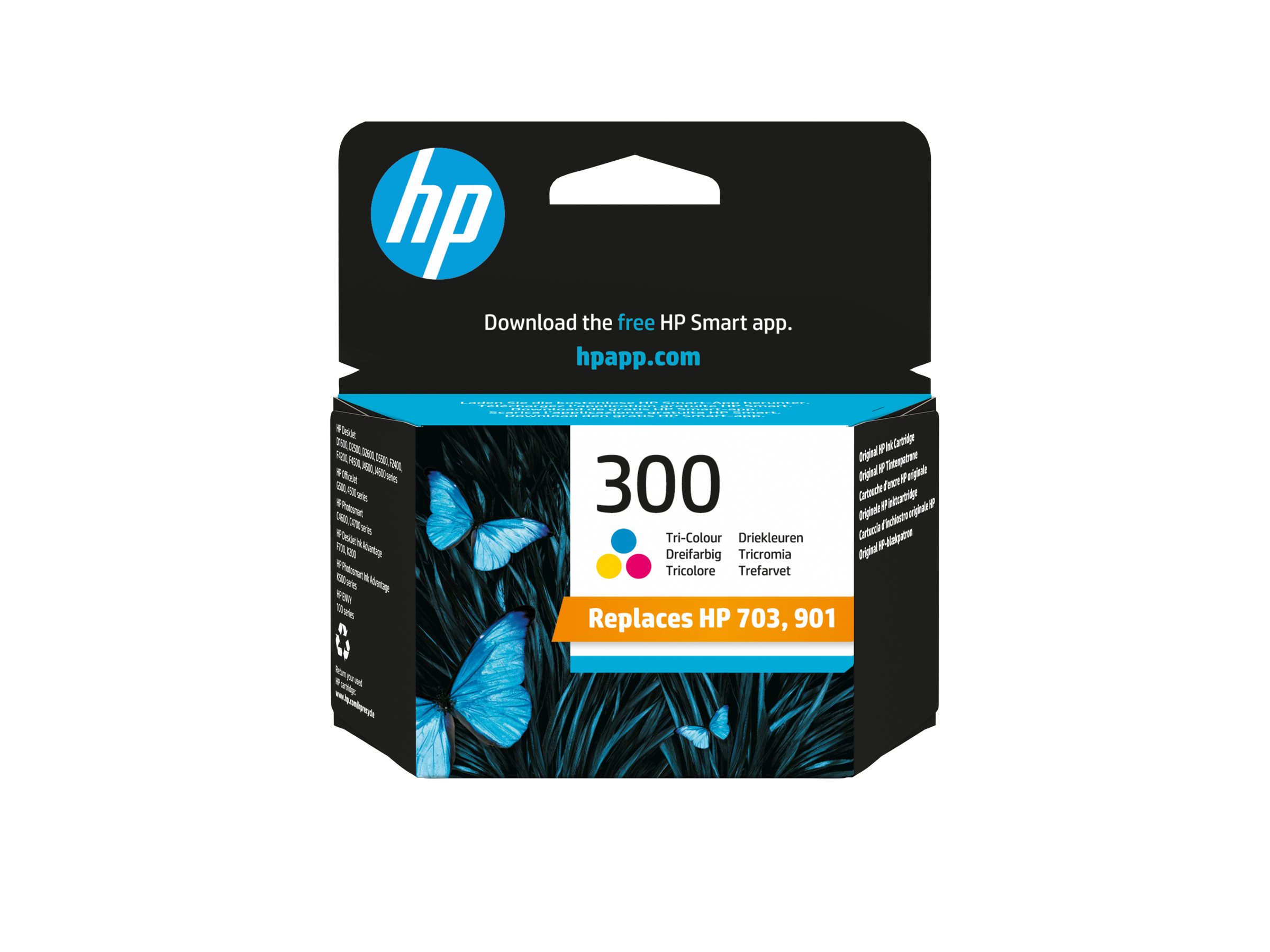 HP 300 Cyan/Magenta/Gelb Original Druckerpatrone