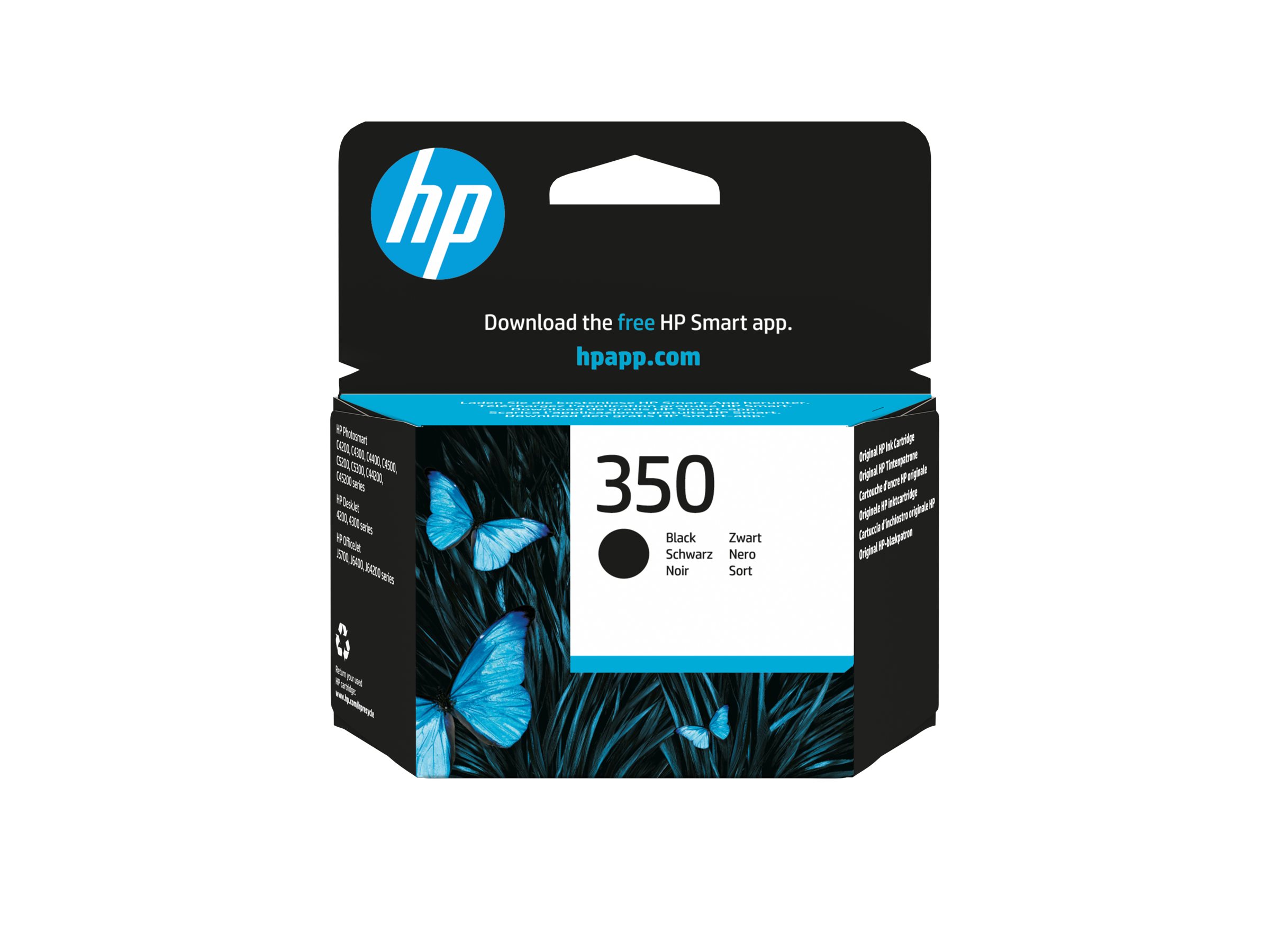HP 350 Tinte schwarz Vivera