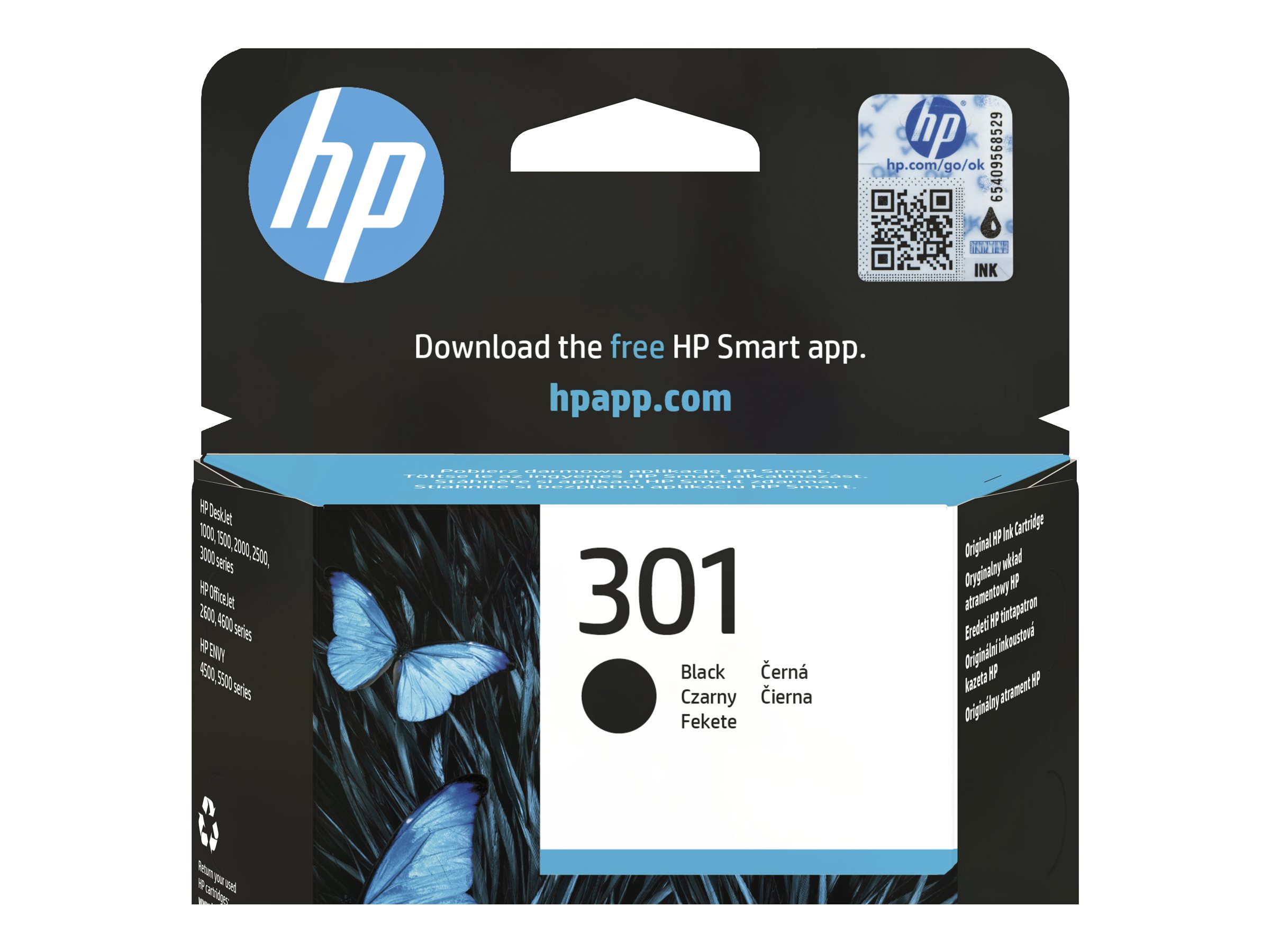 HP Tinte 301 CH561EE Schwarz