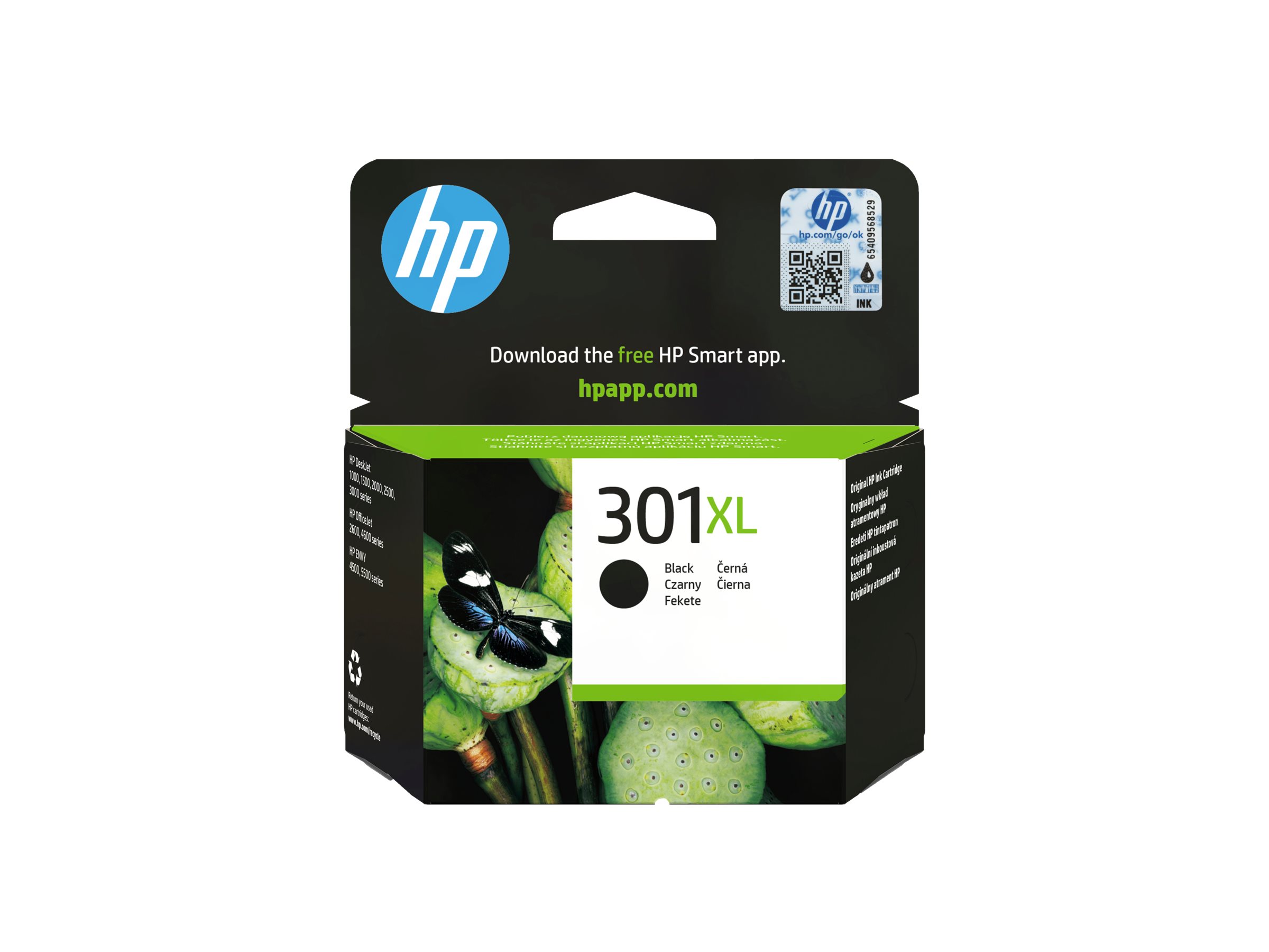 HP 301XL High Yield Black Original ink cartridge
