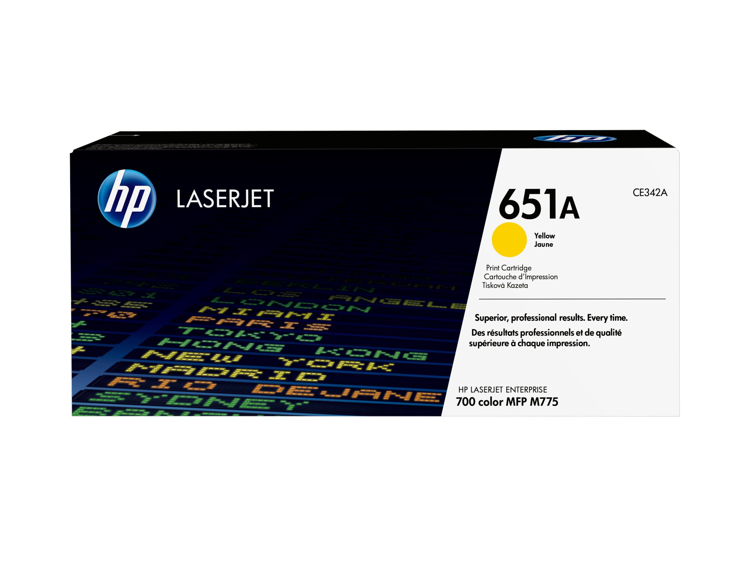 HP 651A Gelb LaserJet Tonerpatrone