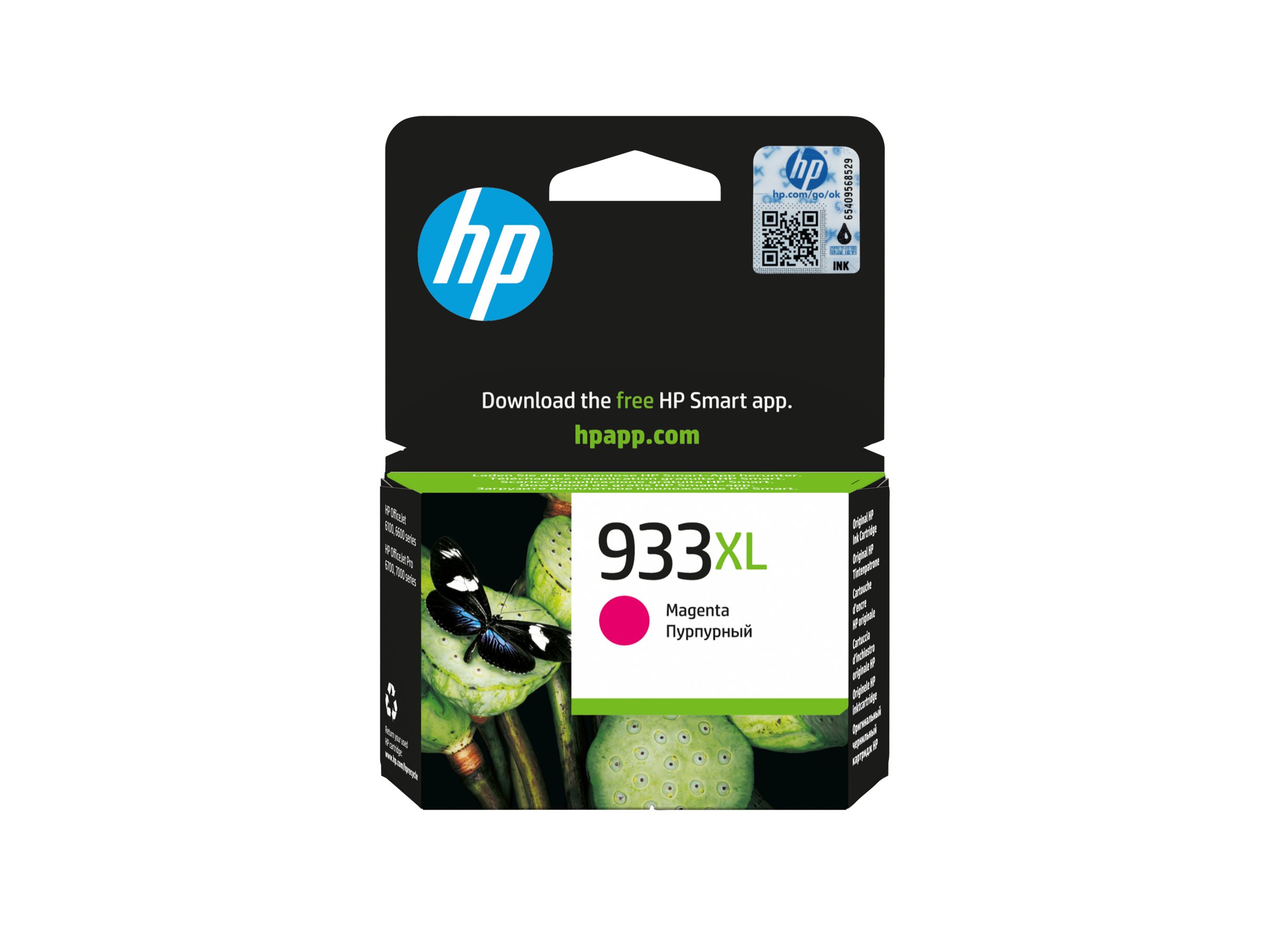 HP 933XL ink magenta Officejet 6700