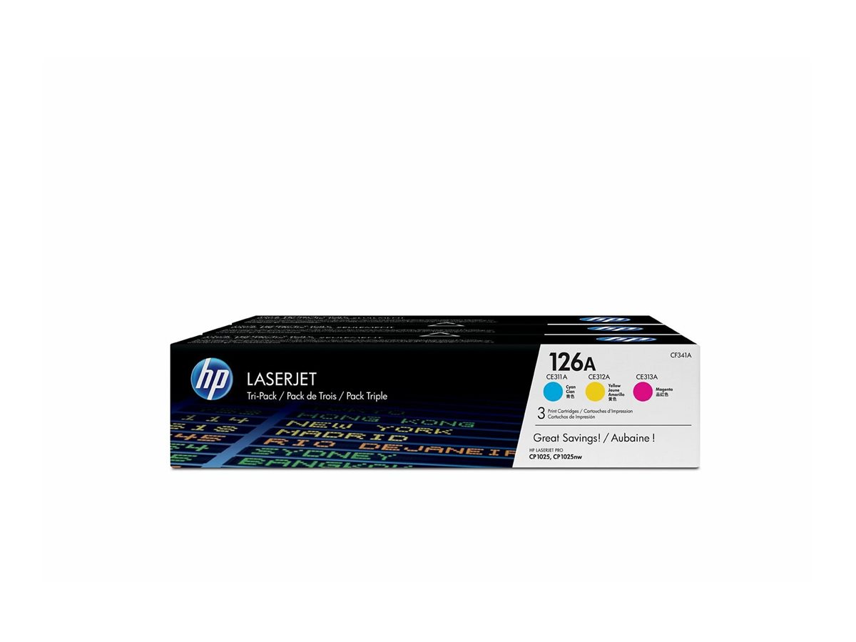 HP Toner 126A HV color Tri-Pack