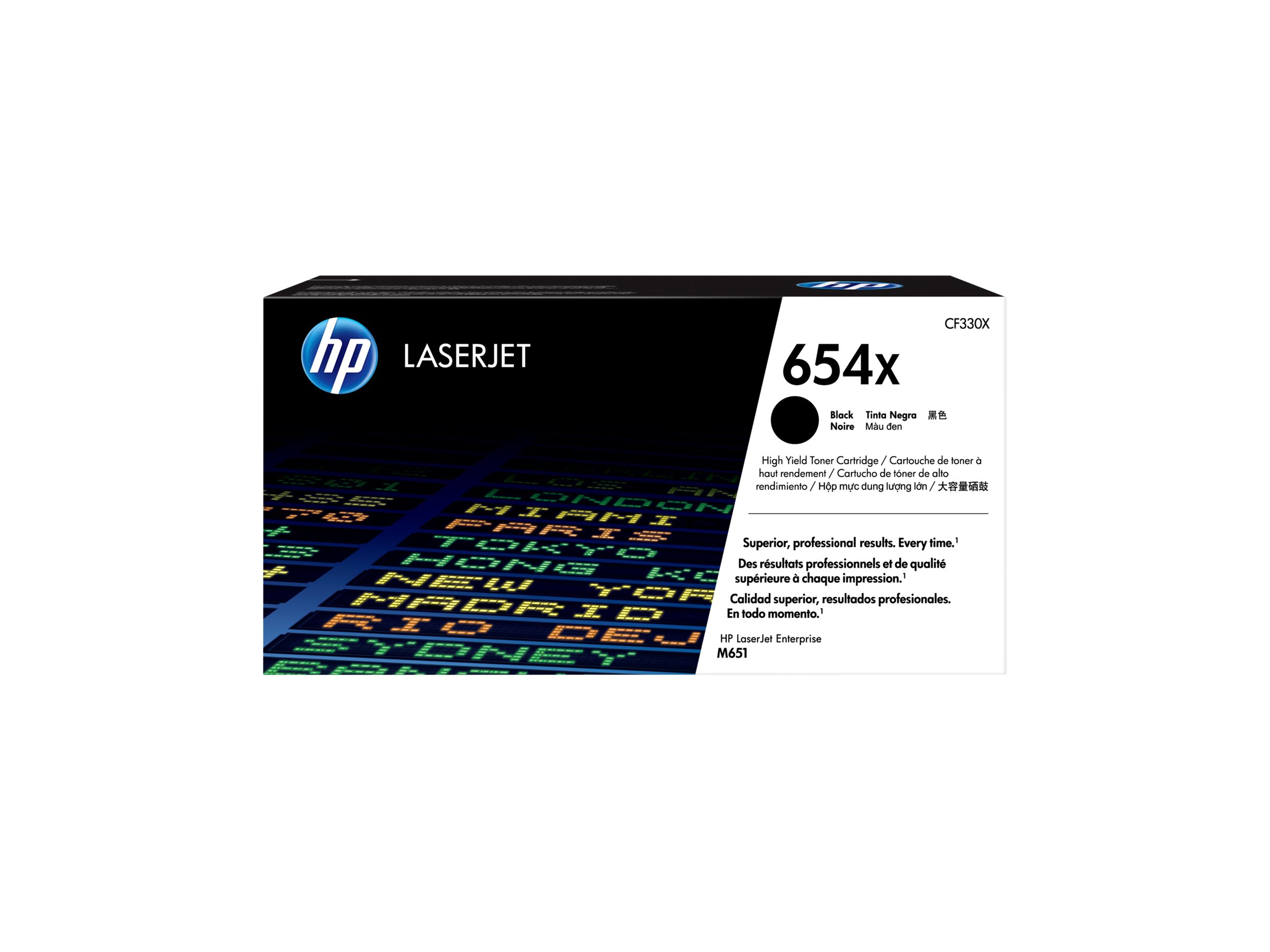HP 654X High Toner