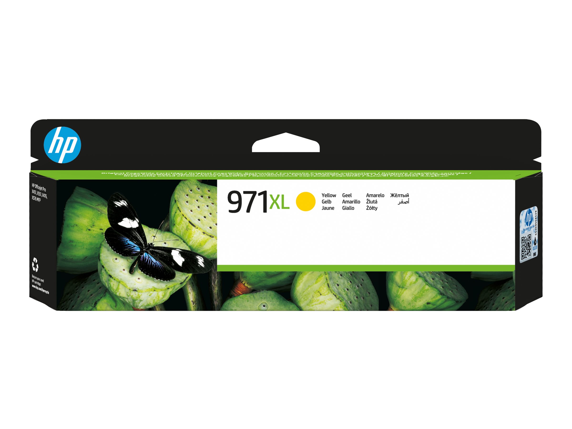 HP 971XL    Gelb                Tintenpatrone