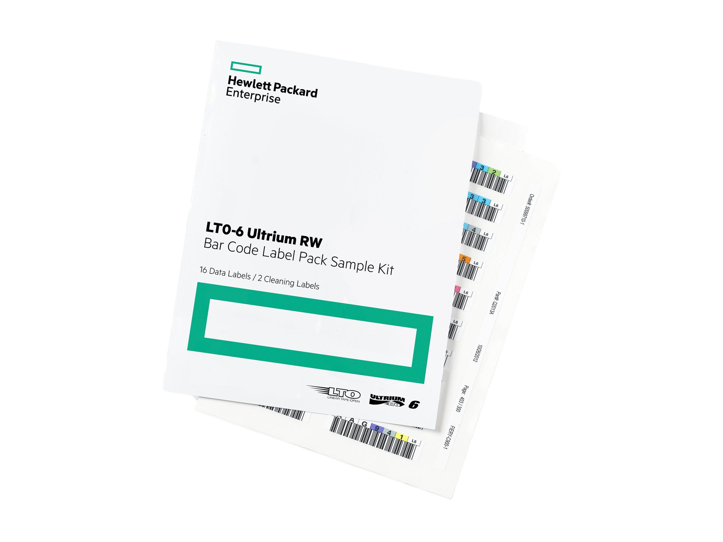 HPE LTO6 Ultrium Barcode Label RW (100+10) Q2013A