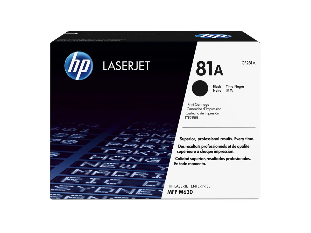 HP 81A Schwarz LaserJet Tonerpatrone