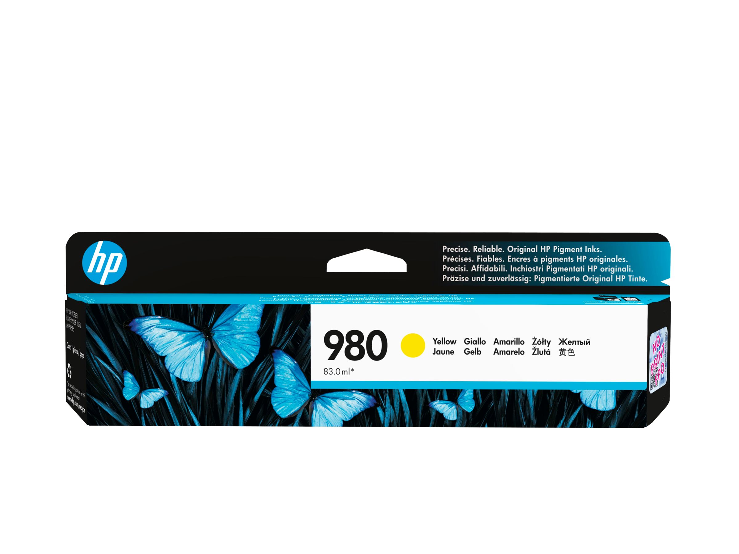 HP 980 Yellow Ink Office jet Enterprise