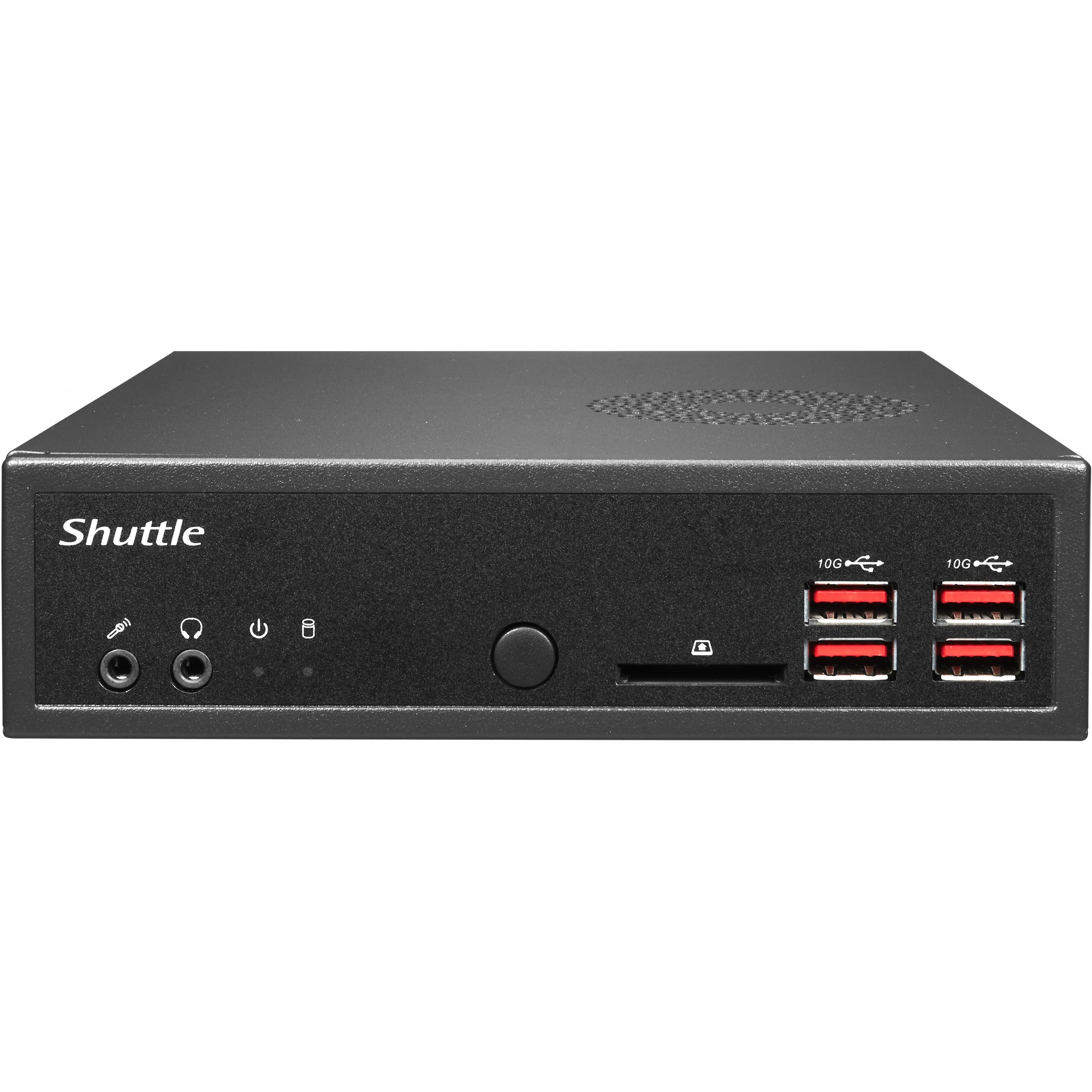 Shuttle XPC slim Barebone DH32U5, Intel i5-1135G7, 4x HDMI 2.0b 2x LAN, 2x COM, incl. VESA, 24/7 Dauerbetrieb