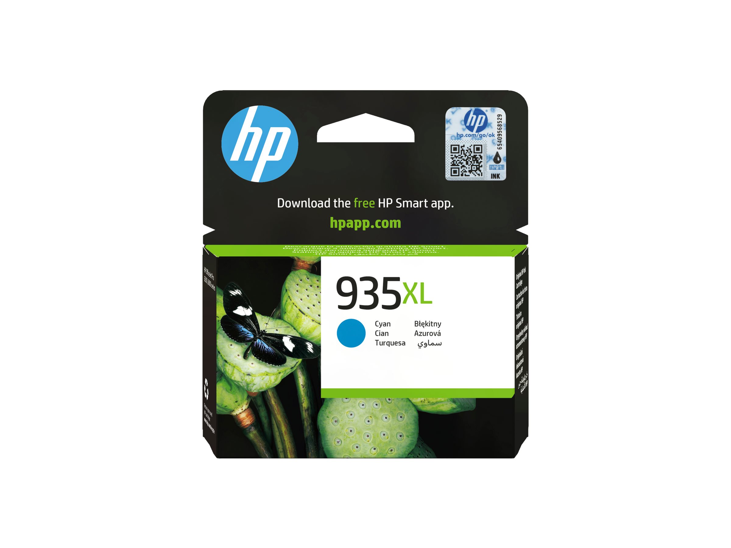 HP 935XL Cyan Original Druckerpatrone mit hoher Reichweite